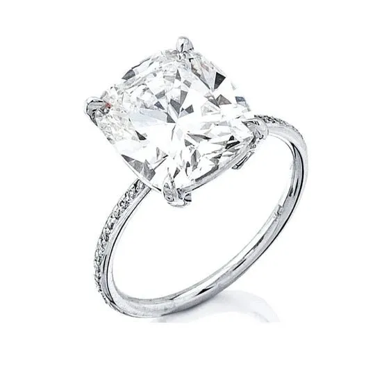 1 Carat Princess Cut Diamond - F SI1 - 1.01ct - 214390
