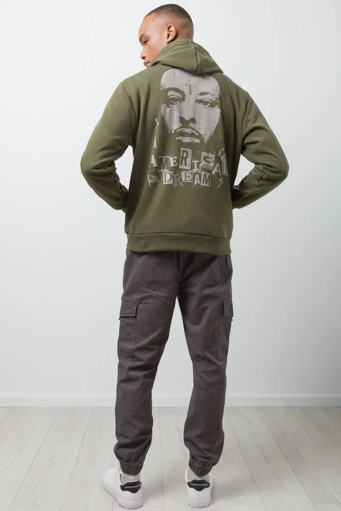 21 Savage Hooded Tracktop Green
