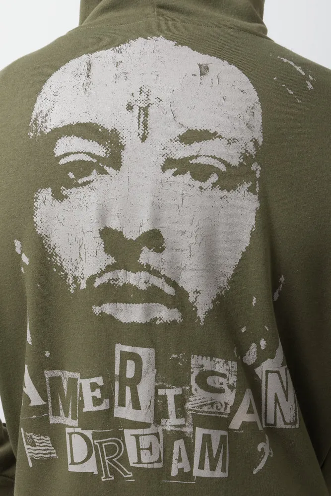 21 Savage Hooded Tracktop Green