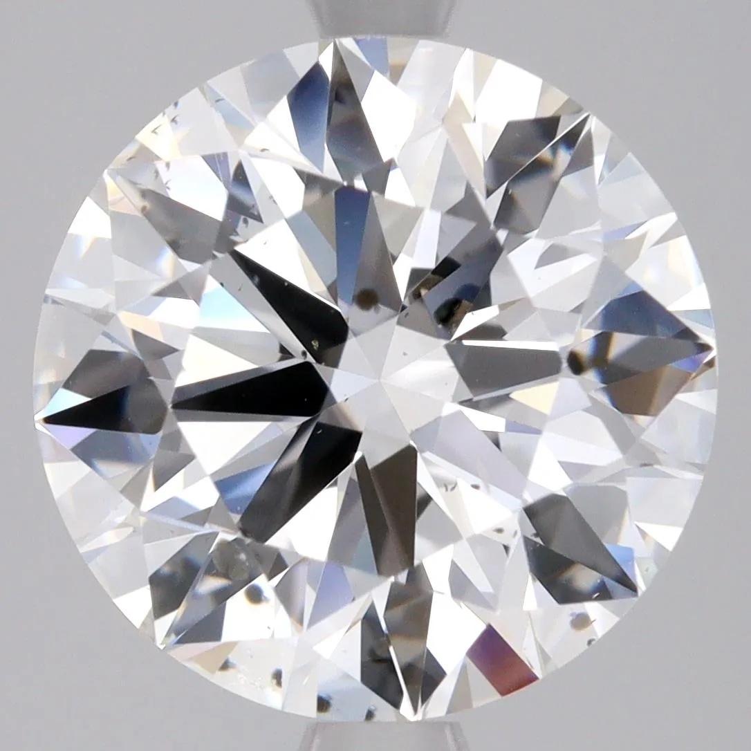 2.5 Carat Round Cut Diamond - D SI1 - 2.51ct - 171181
