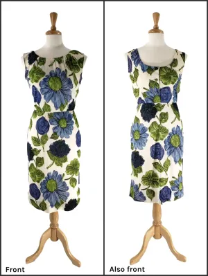 50s Sleeveless Floral Dress