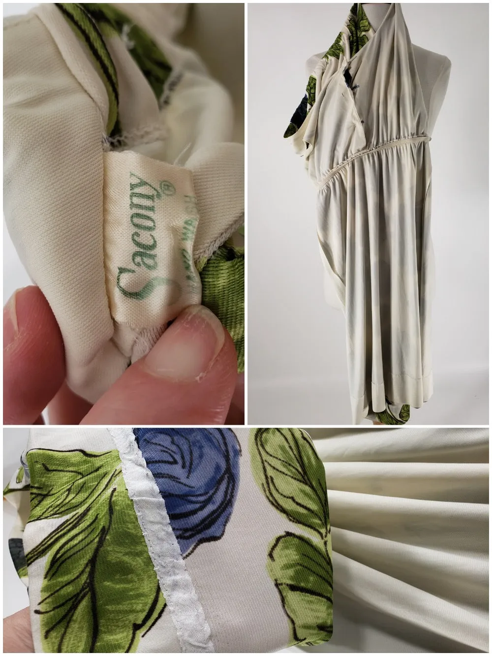 50s Sleeveless Floral Dress