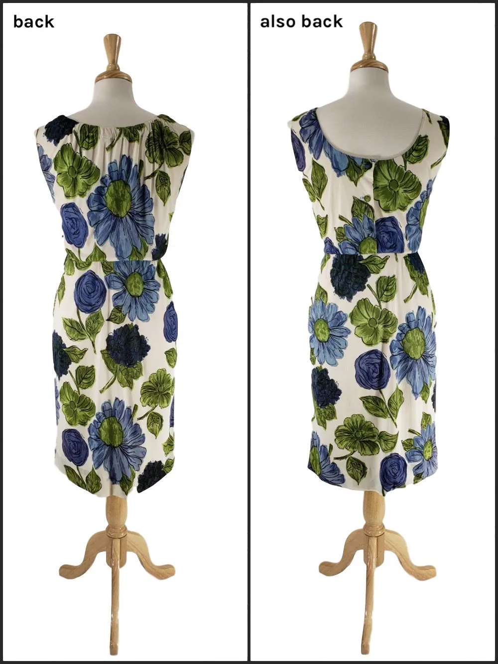 50s Sleeveless Floral Dress
