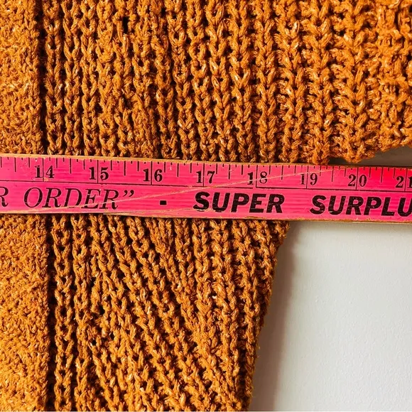 Abercrombie and Fitch Knit Balloon Sleeve Open Cardigan