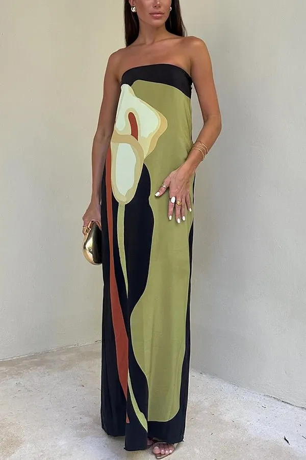 Aeliana® | Loose Fit Floral Maxi Dress