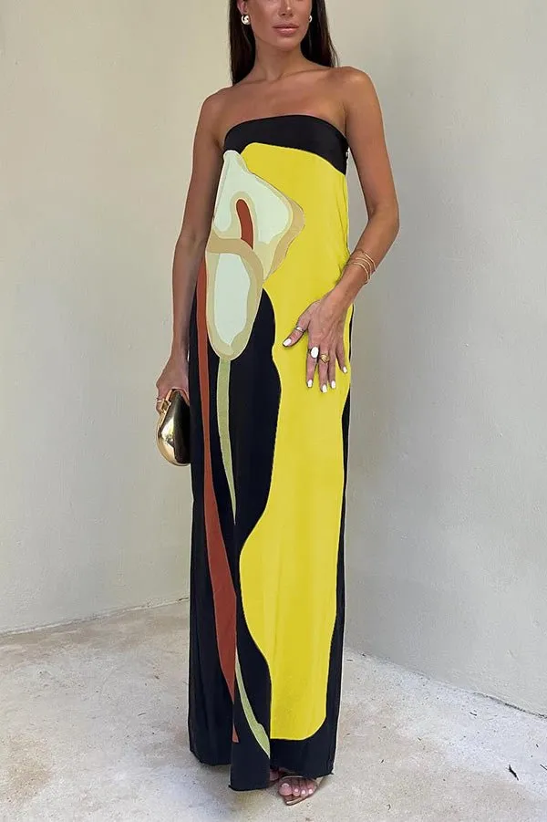 Aeliana® | Loose Fit Floral Maxi Dress