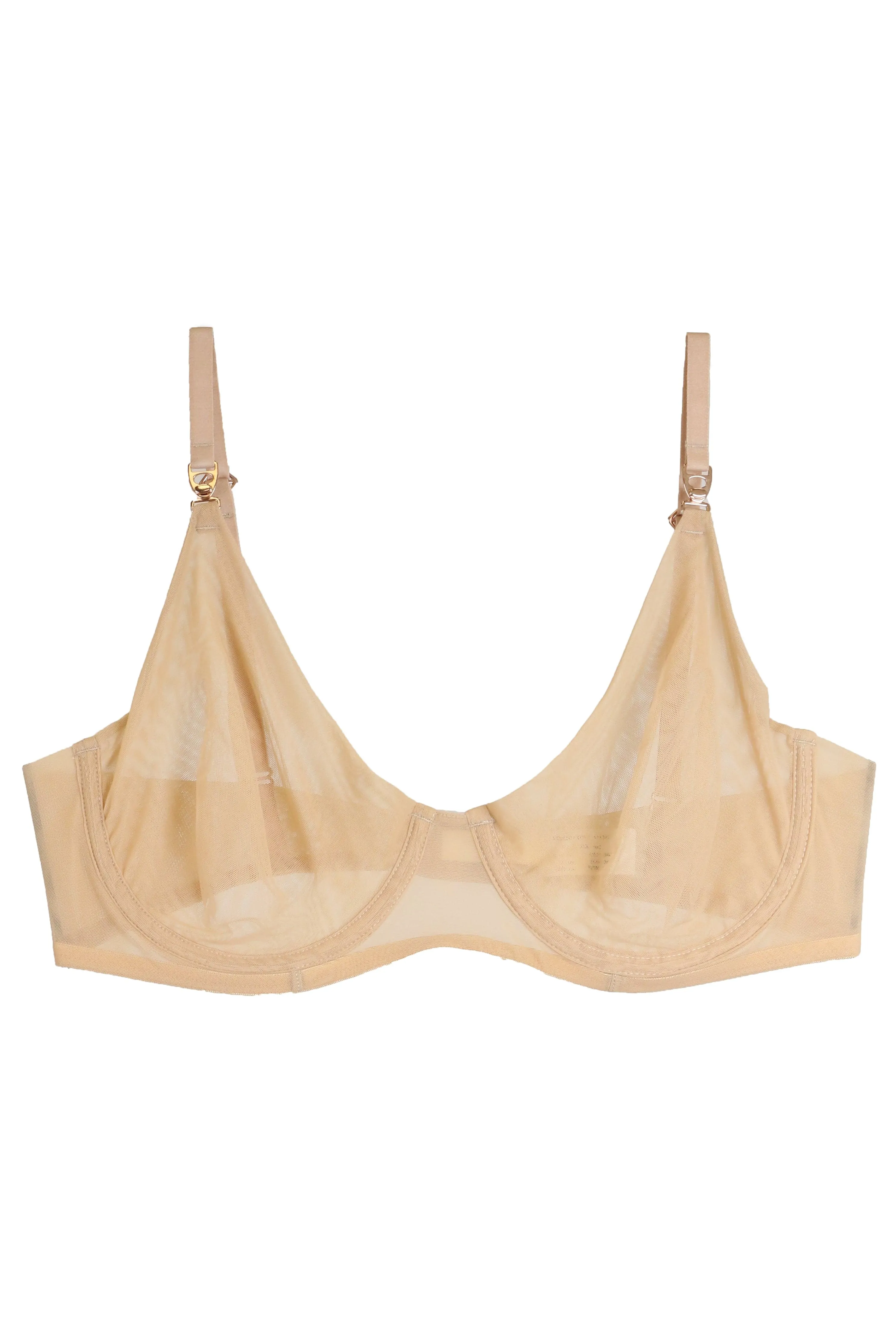 Alma Limpia Tulle Underwire Bra - Nude
