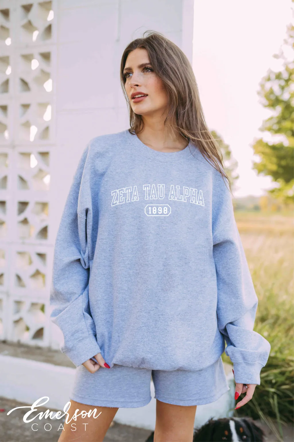 Athletics Oversized Crewneck