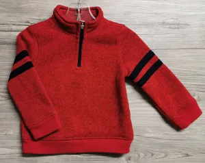 BABY BOY SIZE 12/18 MONTHS - OSHKOSH, Soft Fleece Half-zip Pullover NWOT B30