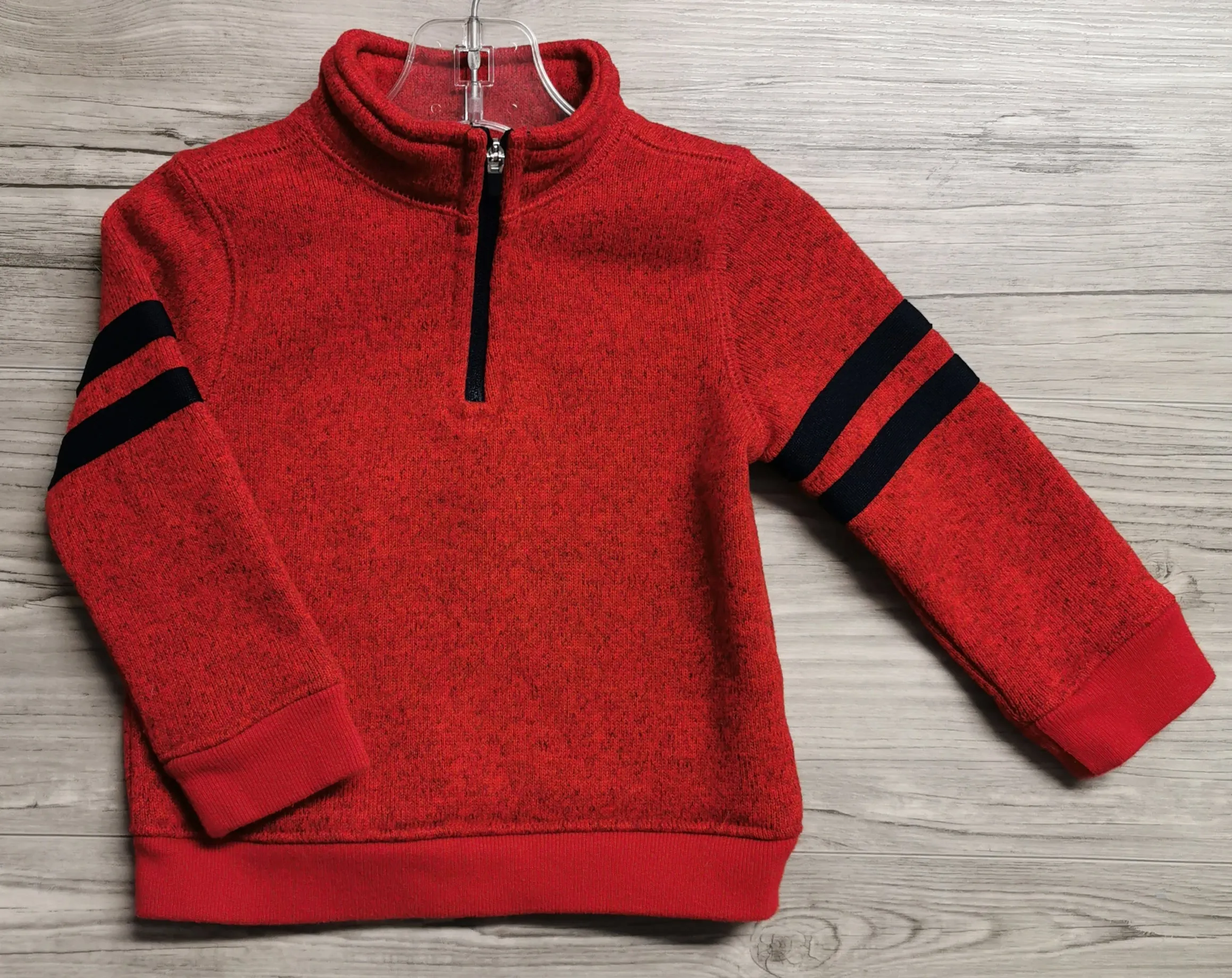 BABY BOY SIZE 12/18 MONTHS - OSHKOSH, Soft Fleece Half-zip Pullover NWOT B30