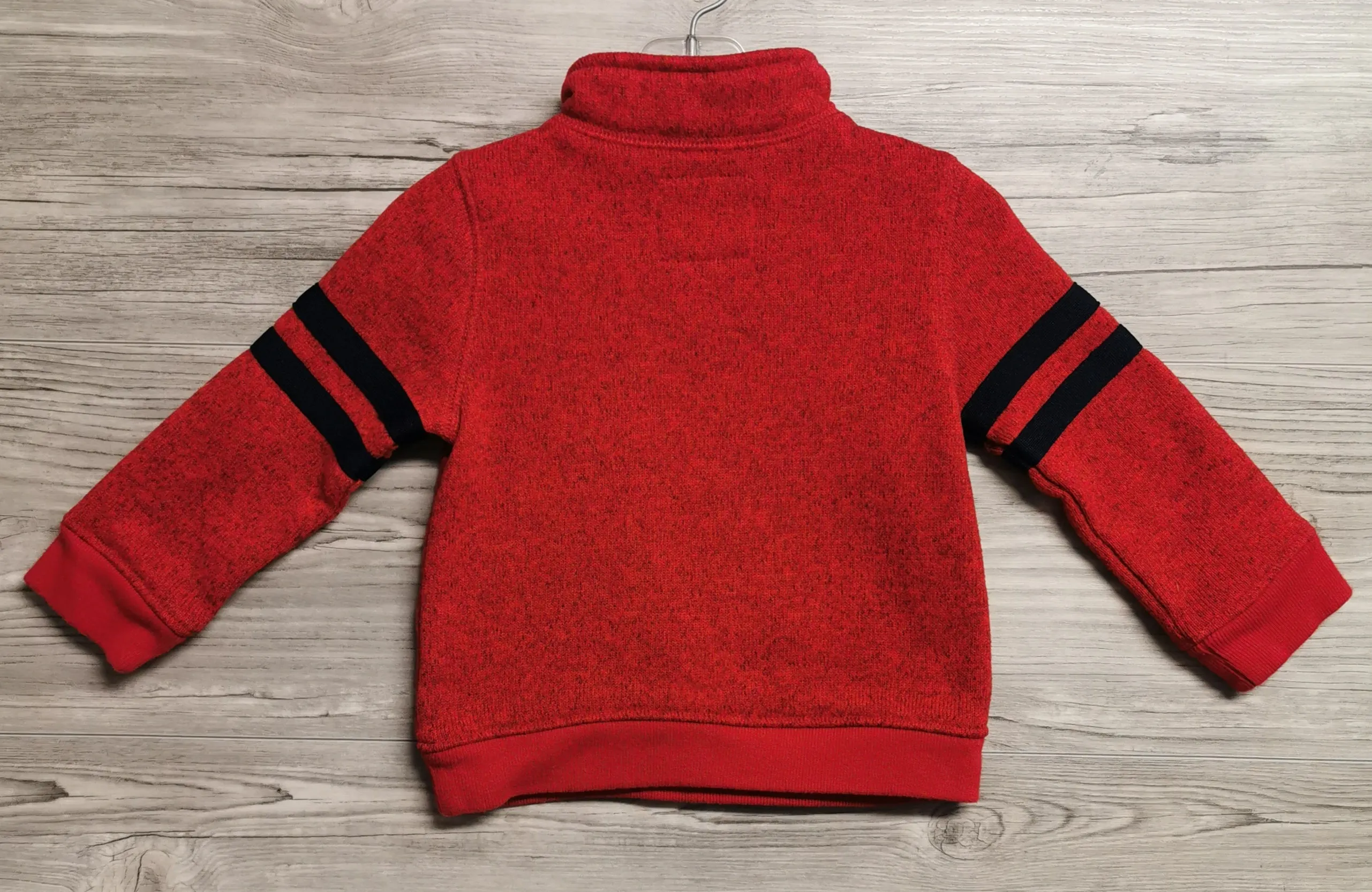 BABY BOY SIZE 12/18 MONTHS - OSHKOSH, Soft Fleece Half-zip Pullover NWOT B30