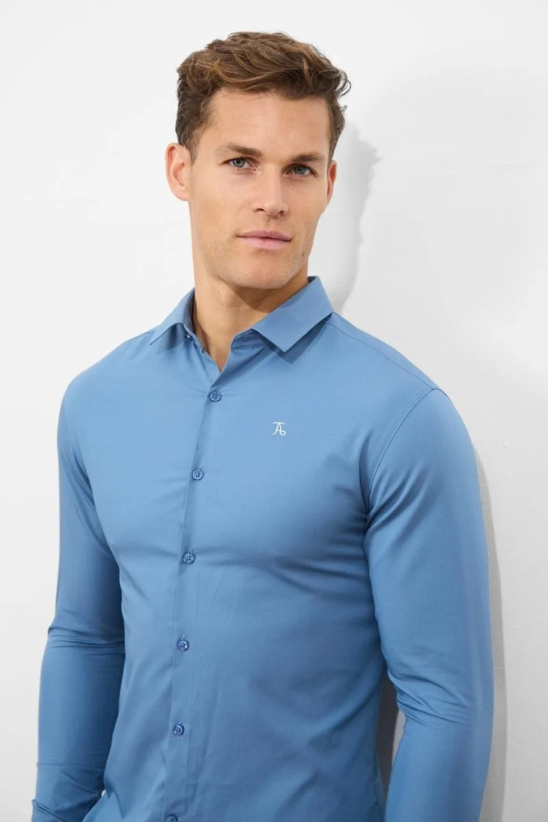 Bamboo Shirt in Airforce