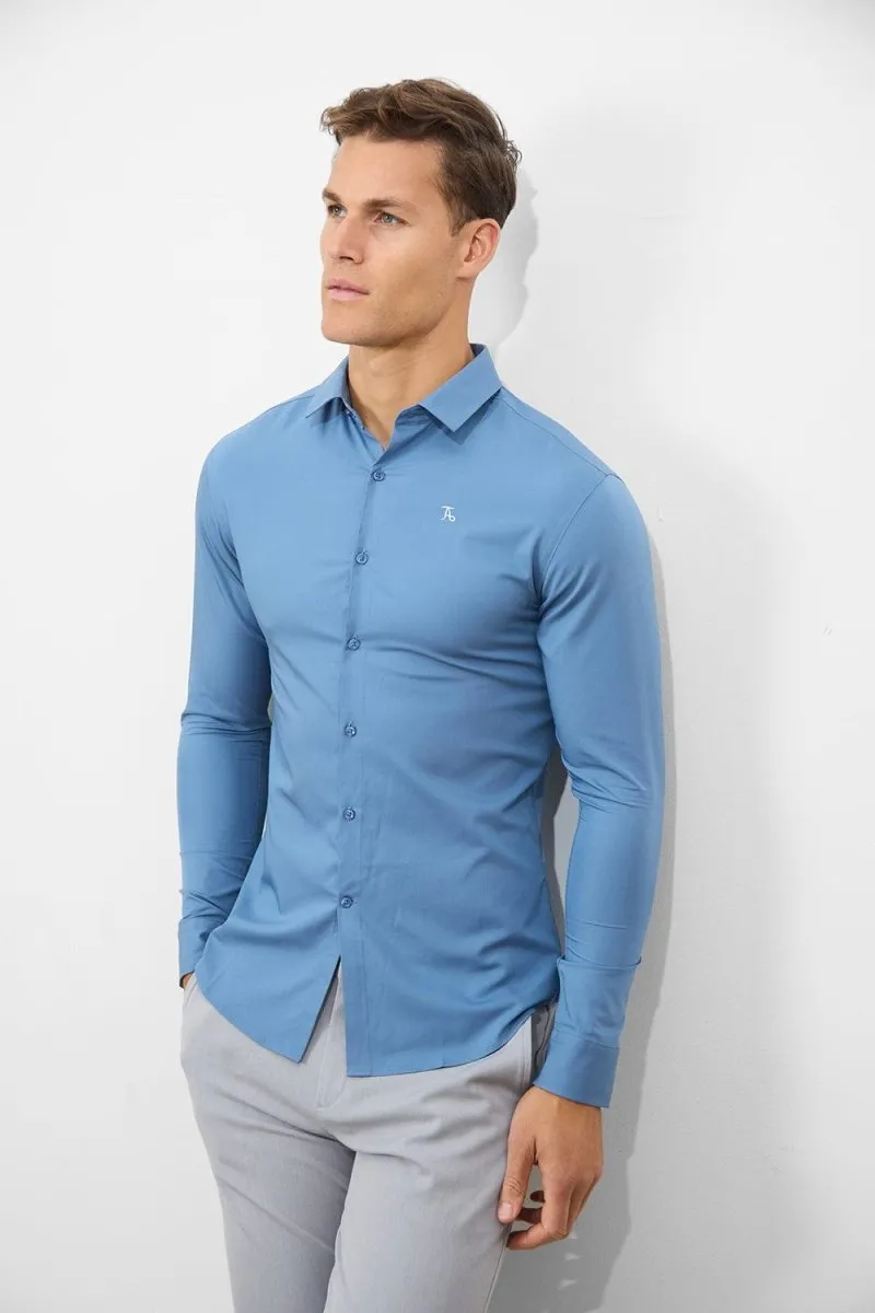 Bamboo Shirt in Airforce