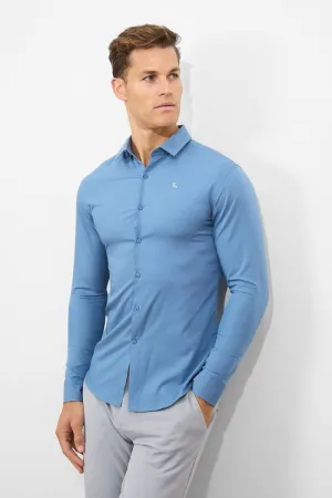 Bamboo Shirt in Airforce
