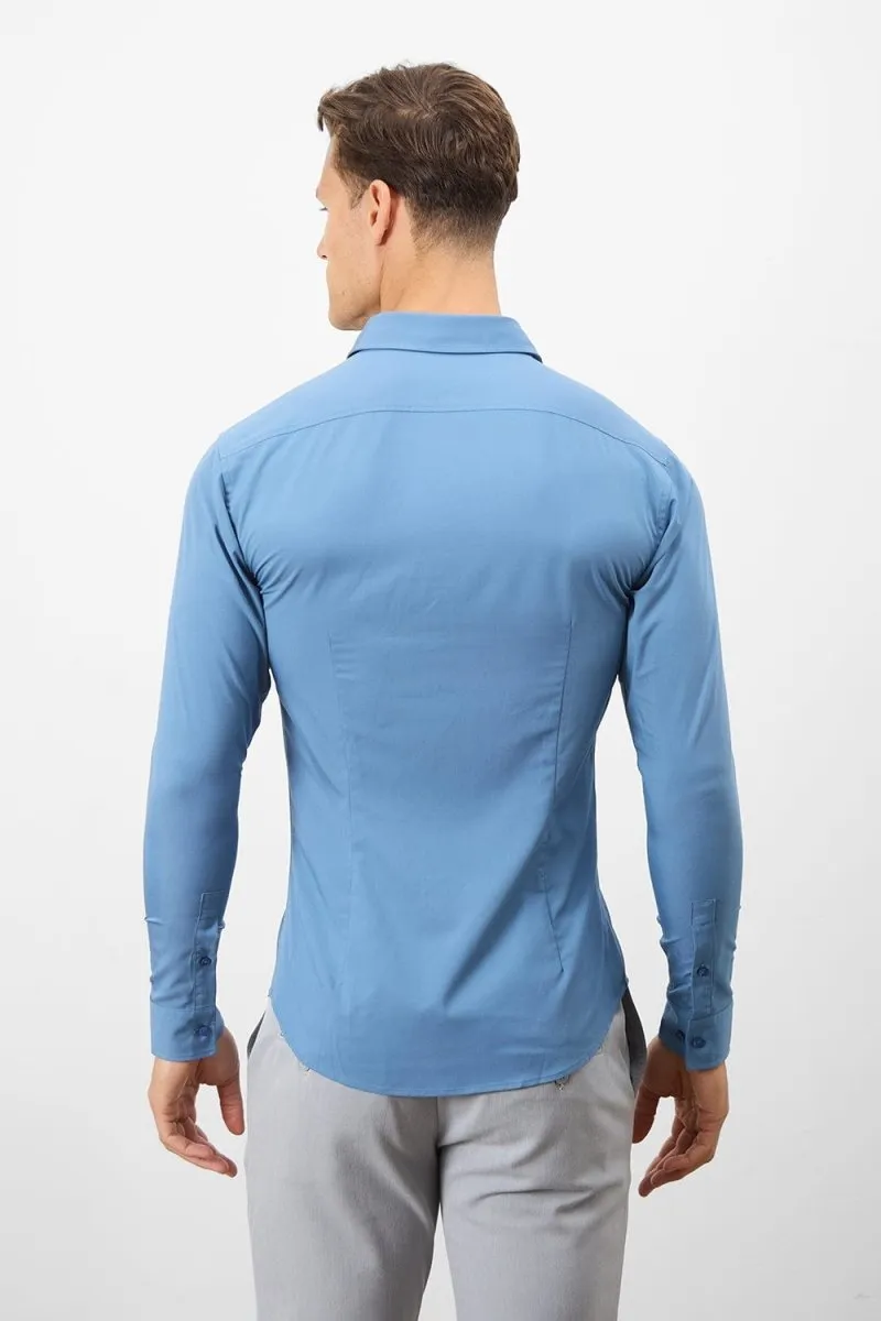Bamboo Shirt in Airforce