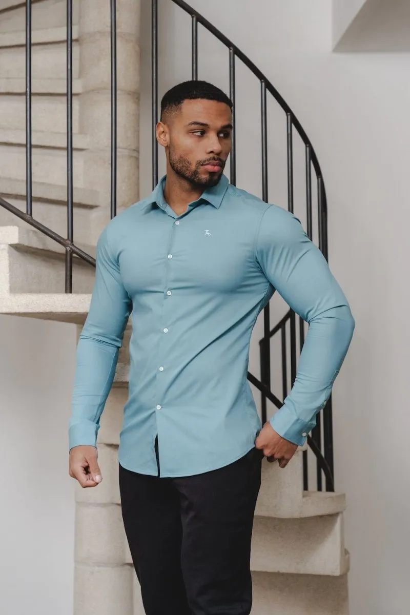 Bamboo Shirt in Teal