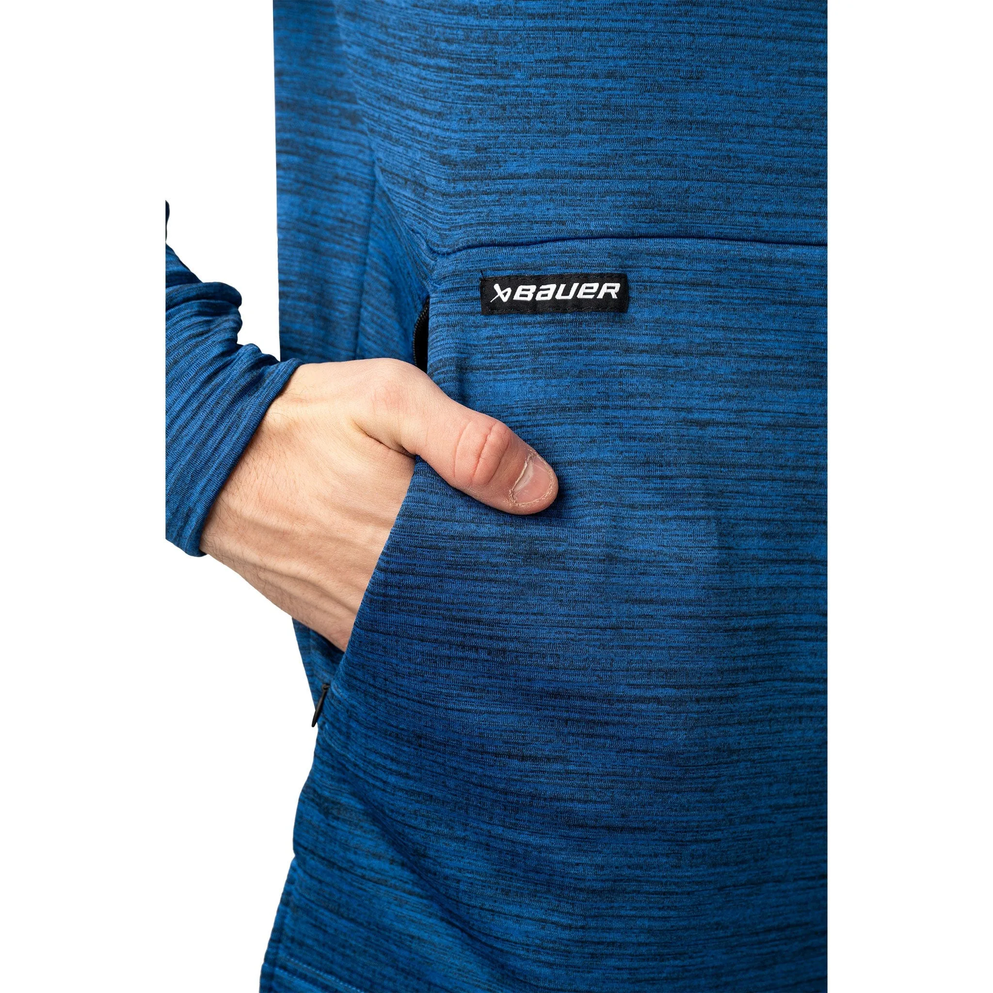 Bauer FLC Mock Neck Long Sleeve - Blue