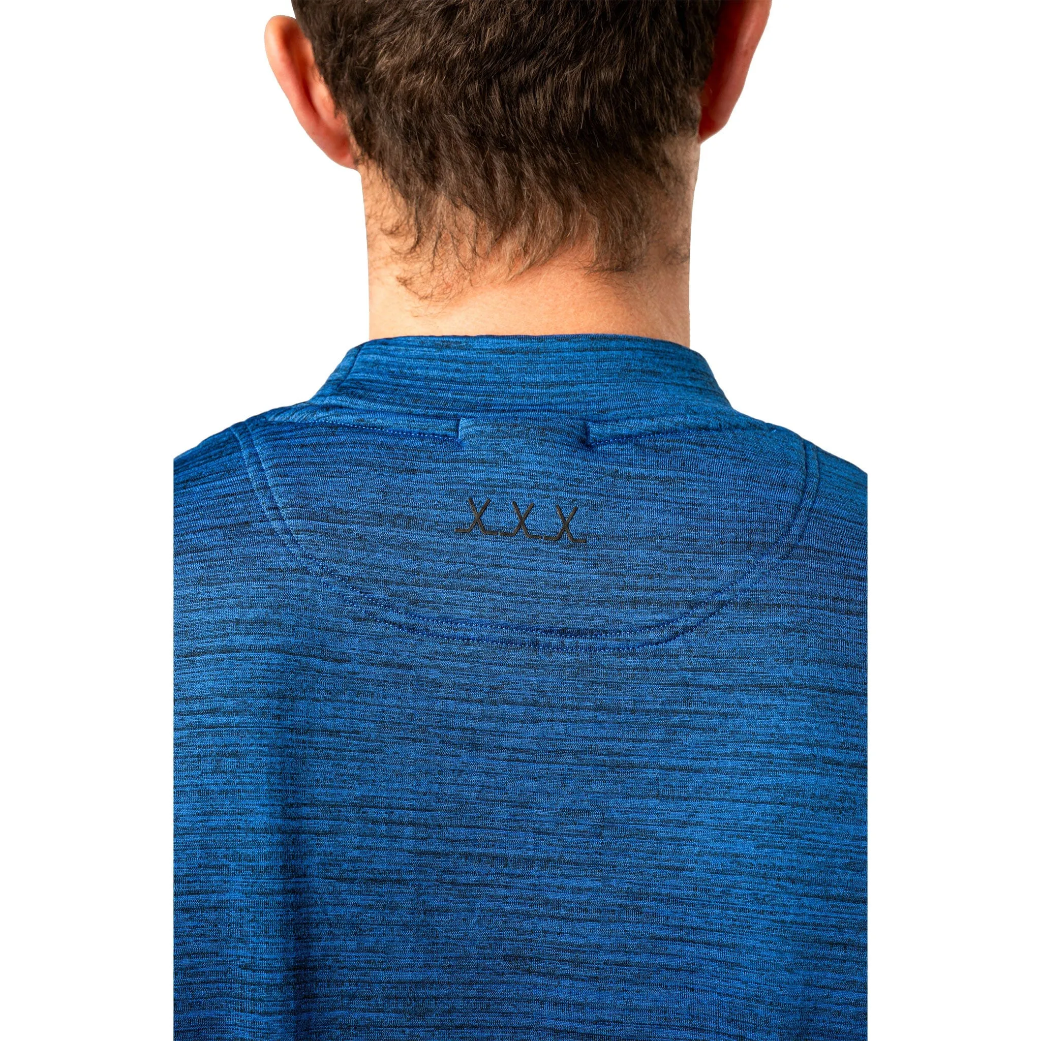 Bauer FLC Mock Neck Long Sleeve - Blue