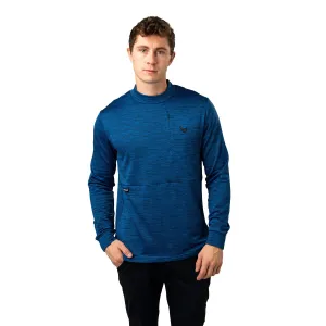 Bauer FLC Mock Neck Long Sleeve - Blue