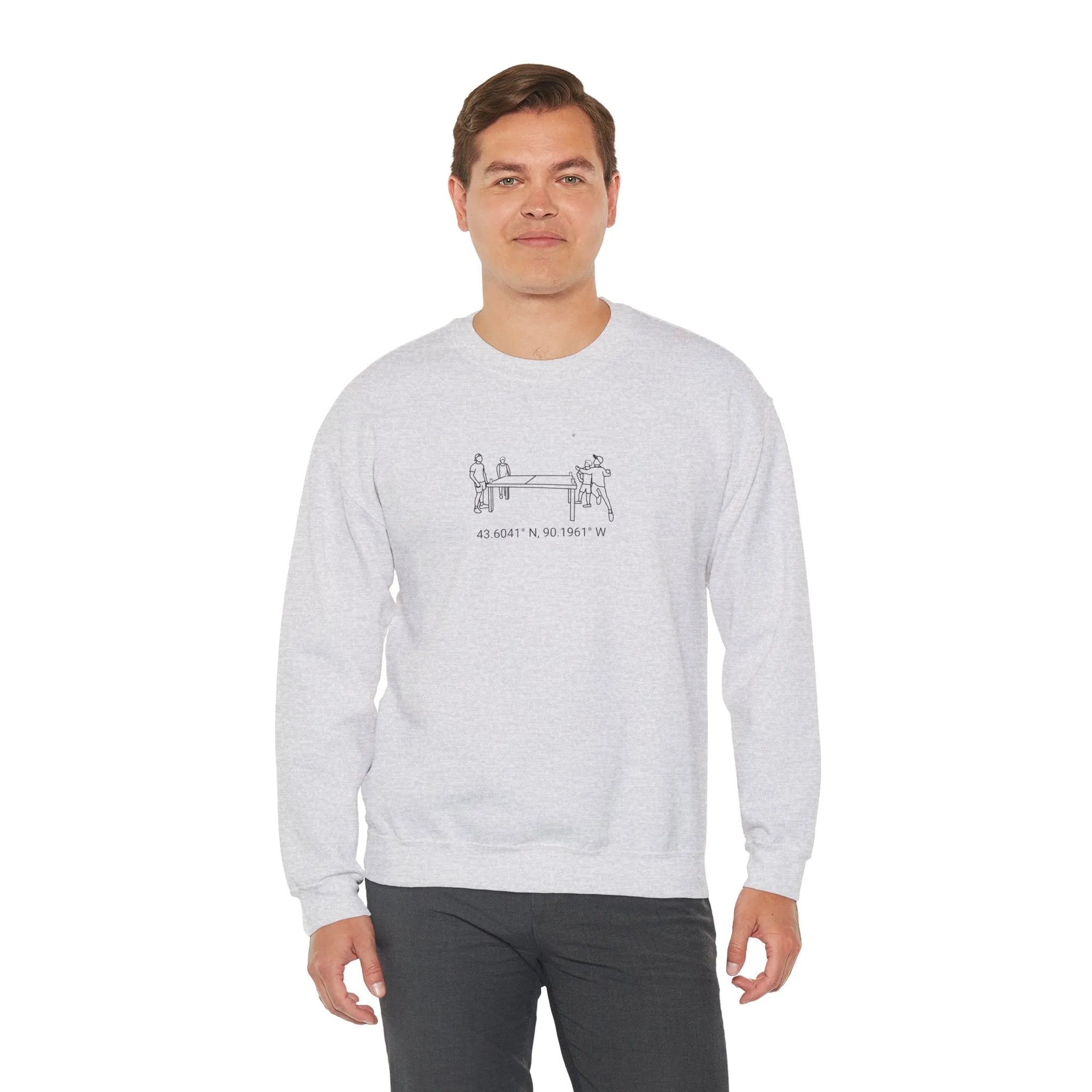 Beer Die Dutch Hollow Cabin Unisex Heavy Blend™ Crewneck Sweatshirt
