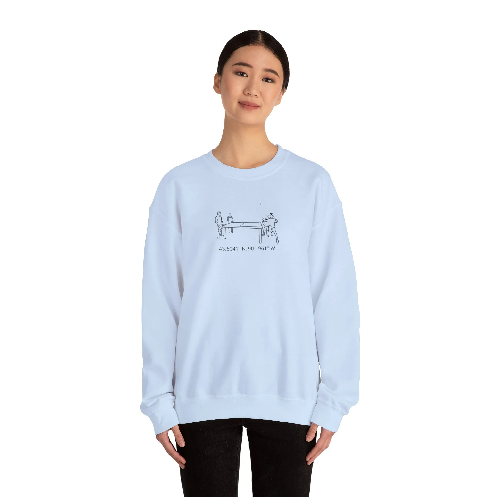 Beer Die Dutch Hollow Cabin Unisex Heavy Blend™ Crewneck Sweatshirt