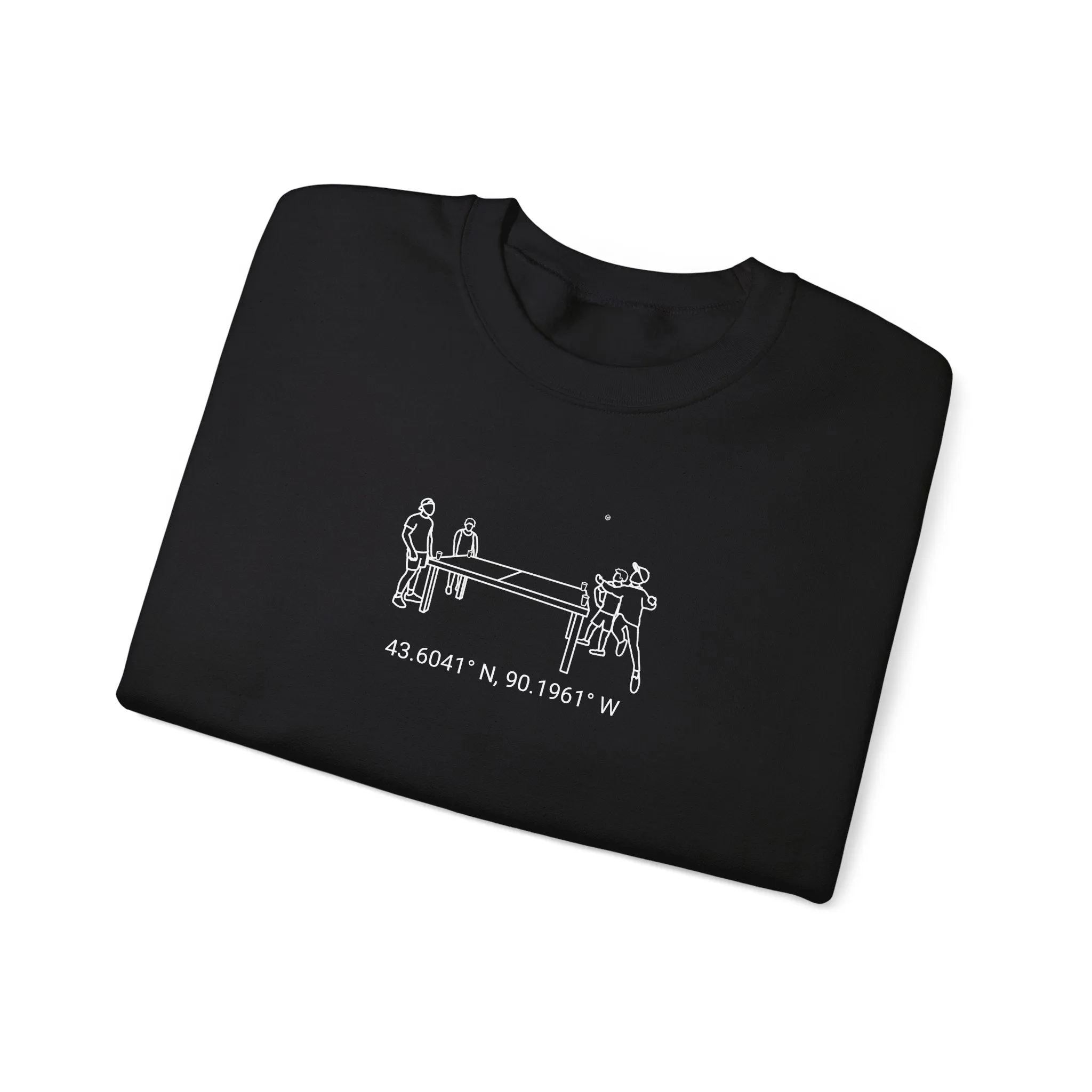 Beer Die Dutch Hollow Cabin Unisex Heavy Blend™ Crewneck Sweatshirt