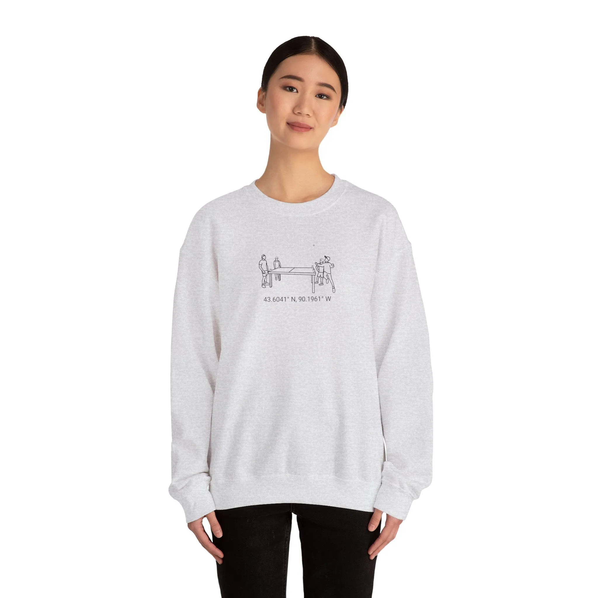 Beer Die Dutch Hollow Cabin Unisex Heavy Blend™ Crewneck Sweatshirt