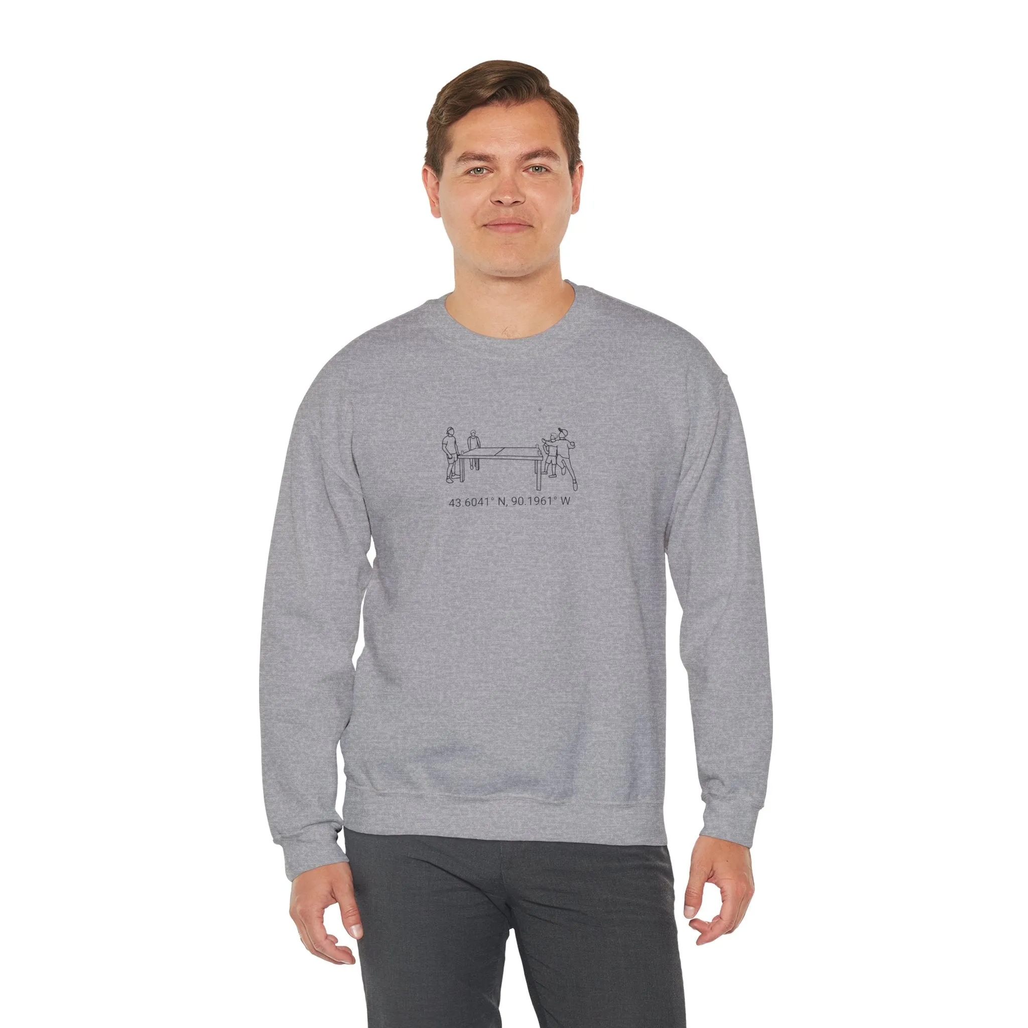 Beer Die Dutch Hollow Cabin Unisex Heavy Blend™ Crewneck Sweatshirt