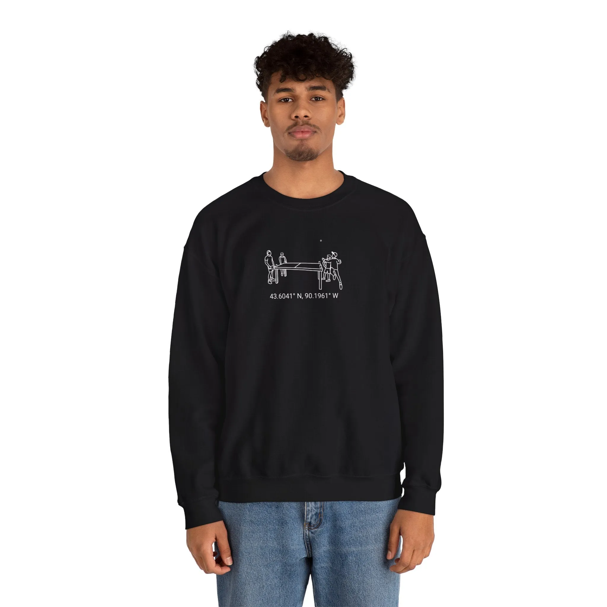 Beer Die Dutch Hollow Cabin Unisex Heavy Blend™ Crewneck Sweatshirt
