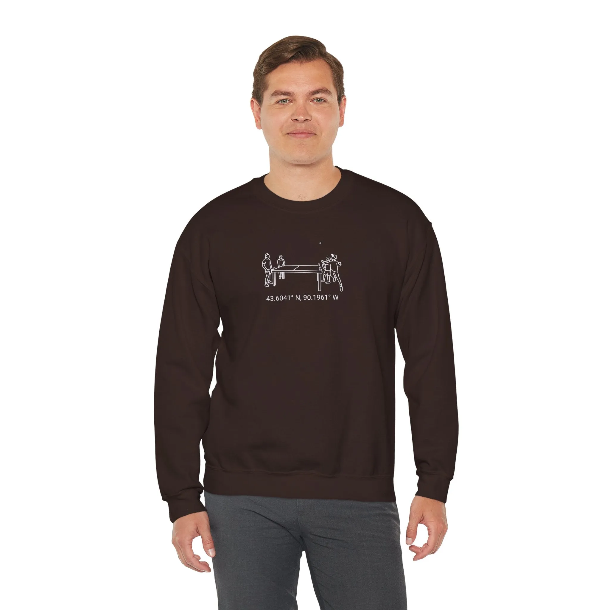 Beer Die Dutch Hollow Cabin Unisex Heavy Blend™ Crewneck Sweatshirt