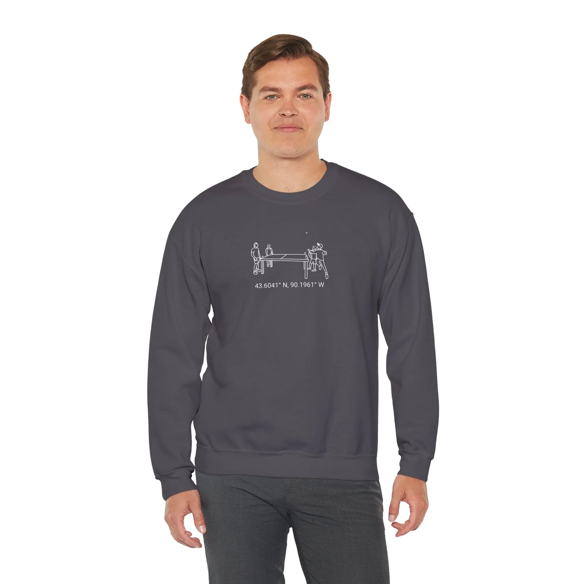Beer Die Dutch Hollow Cabin Unisex Heavy Blend™ Crewneck Sweatshirt