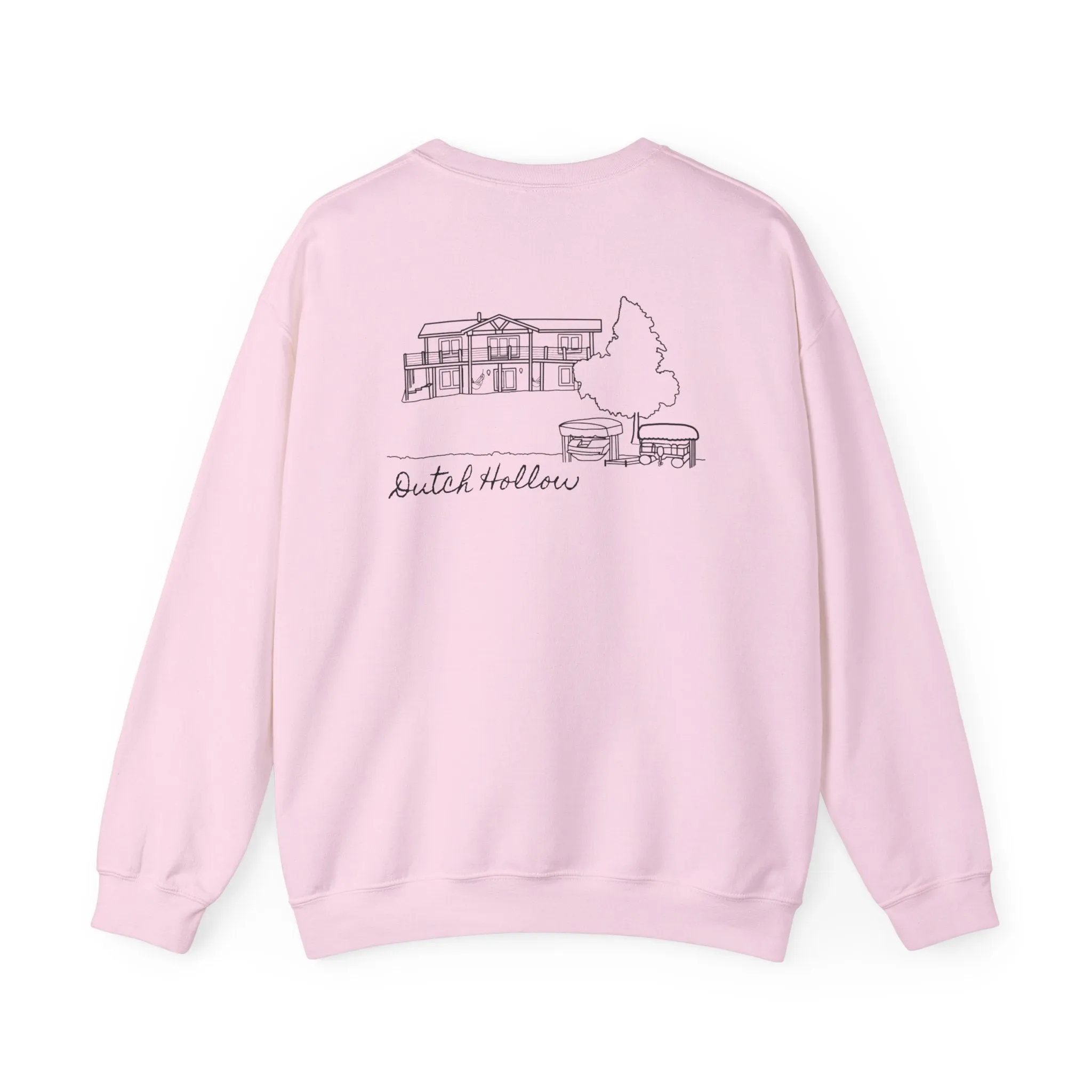 Beer Die Dutch Hollow Cabin Unisex Heavy Blend™ Crewneck Sweatshirt