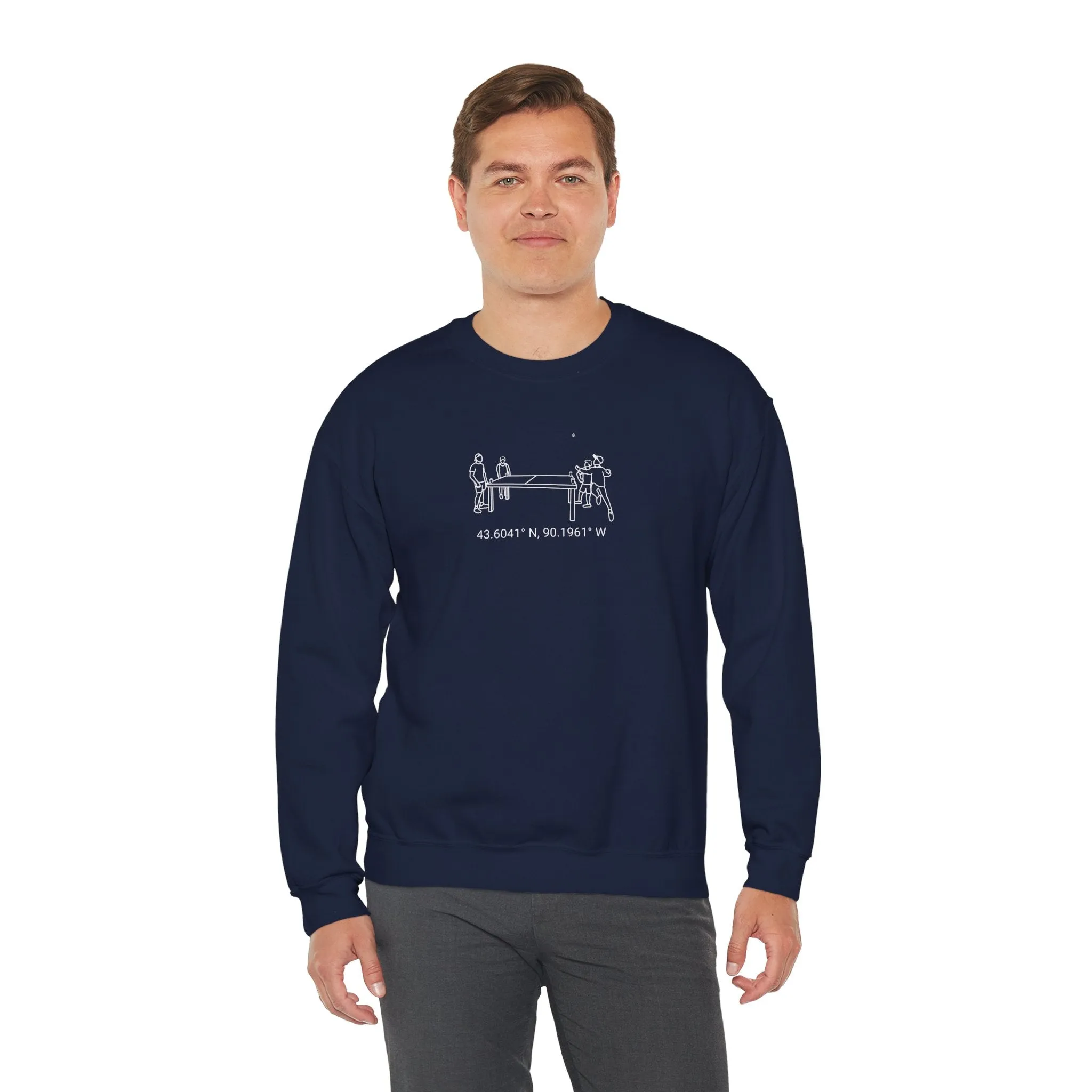 Beer Die Dutch Hollow Cabin Unisex Heavy Blend™ Crewneck Sweatshirt