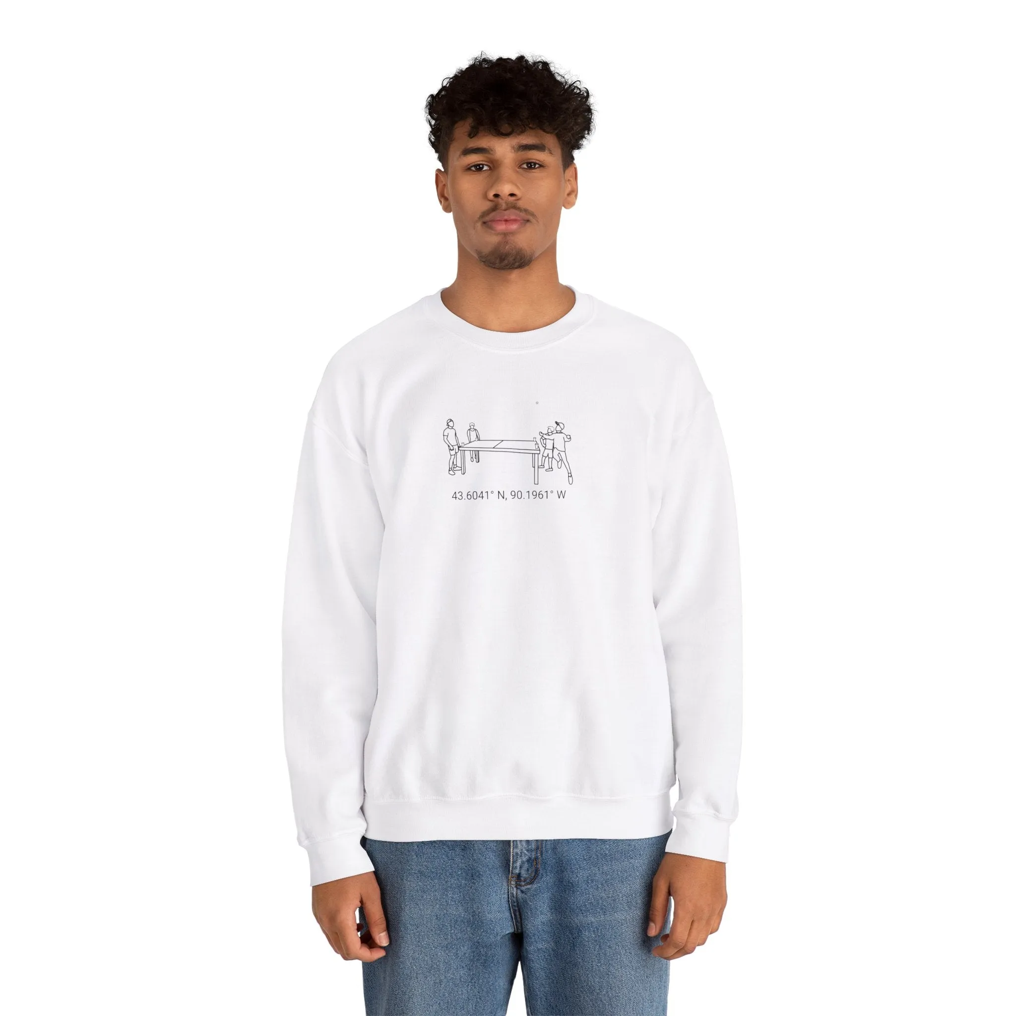 Beer Die Dutch Hollow Cabin Unisex Heavy Blend™ Crewneck Sweatshirt