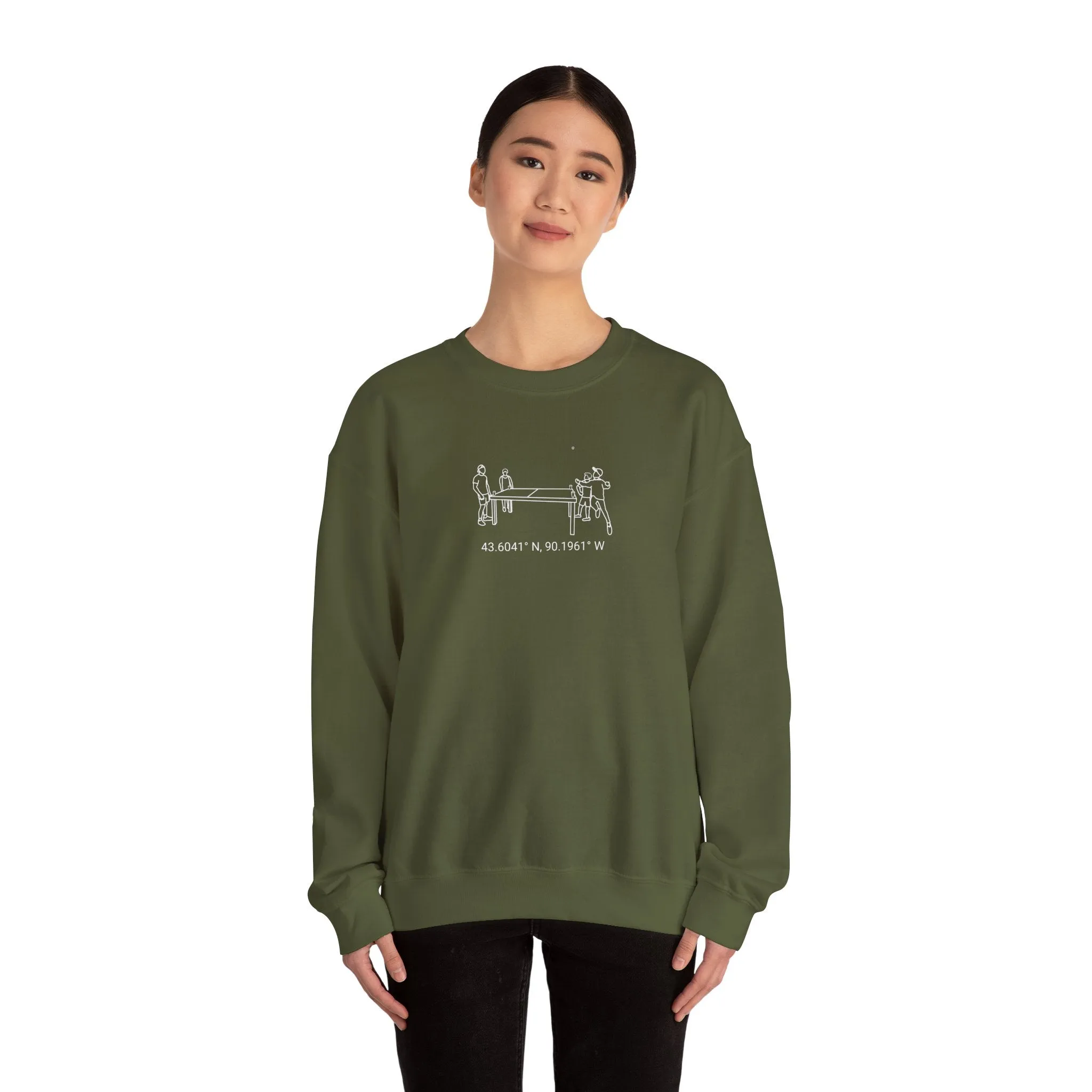 Beer Die Dutch Hollow Cabin Unisex Heavy Blend™ Crewneck Sweatshirt