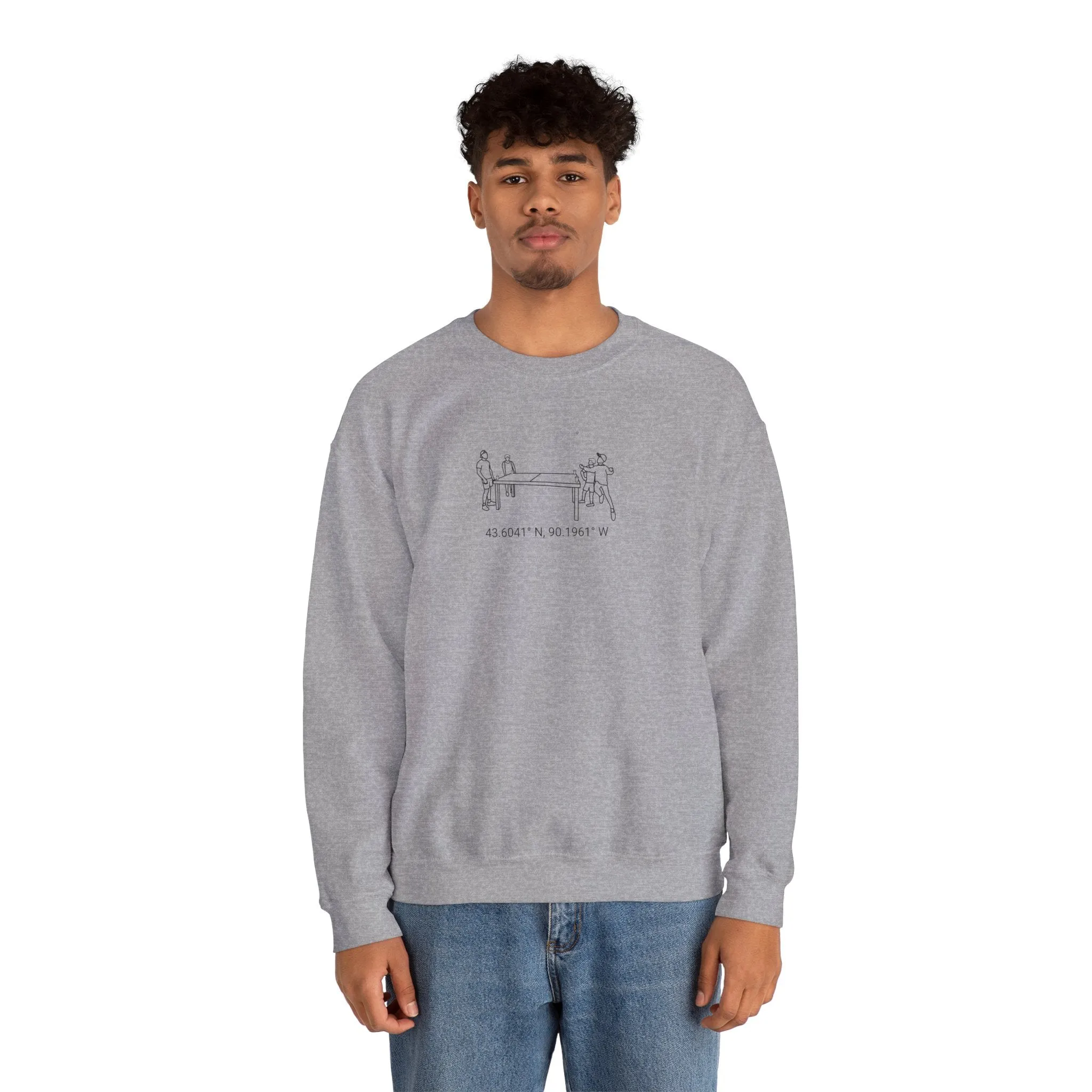Beer Die Dutch Hollow Cabin Unisex Heavy Blend™ Crewneck Sweatshirt