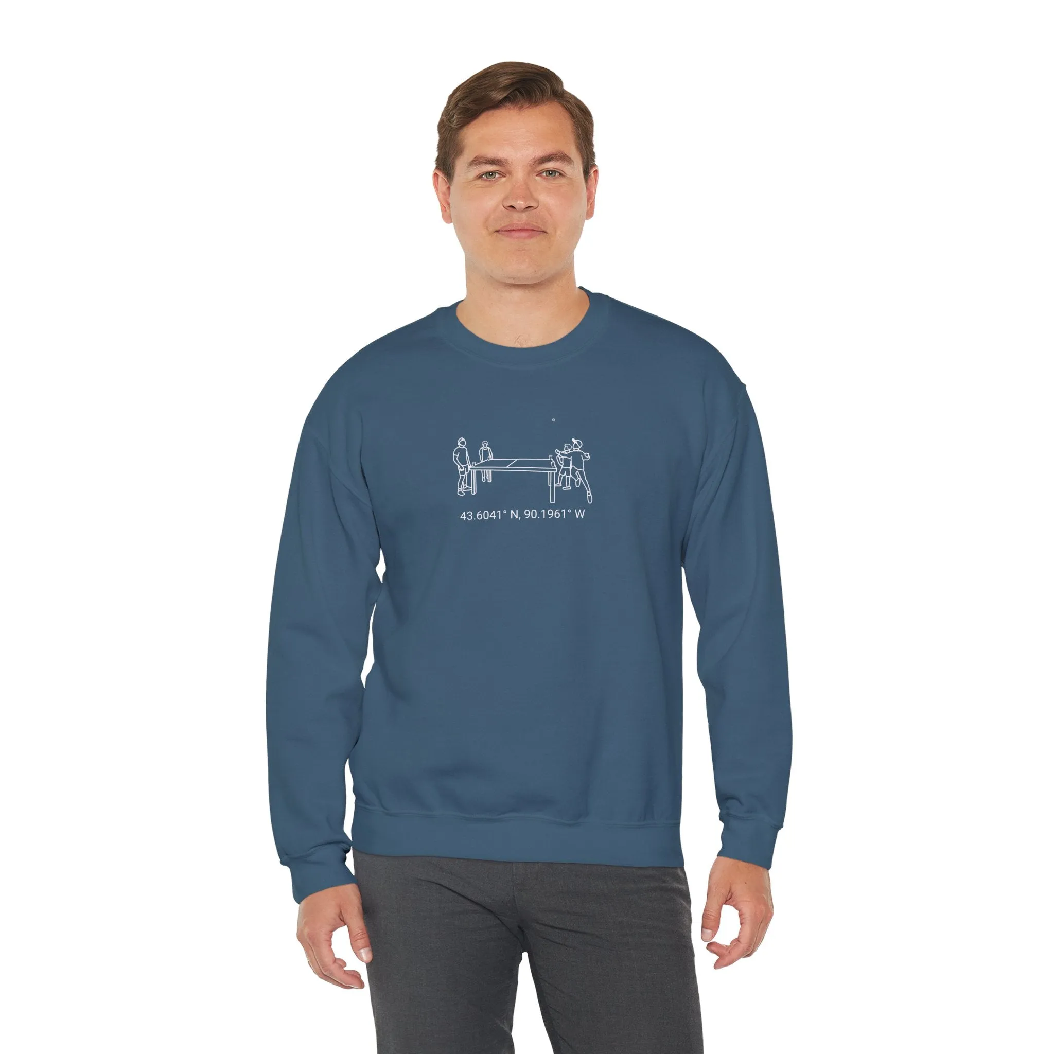 Beer Die Dutch Hollow Cabin Unisex Heavy Blend™ Crewneck Sweatshirt