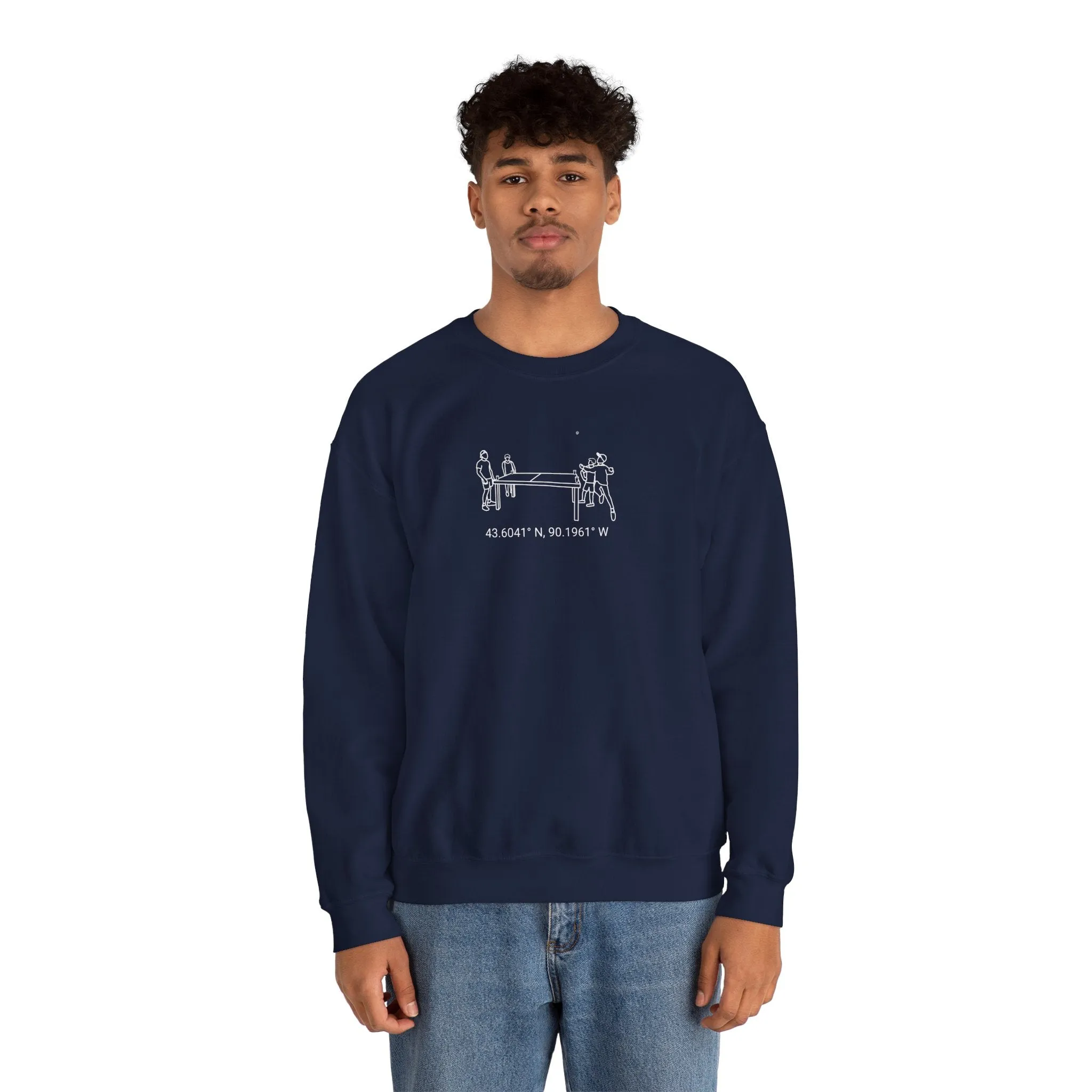 Beer Die Dutch Hollow Cabin Unisex Heavy Blend™ Crewneck Sweatshirt