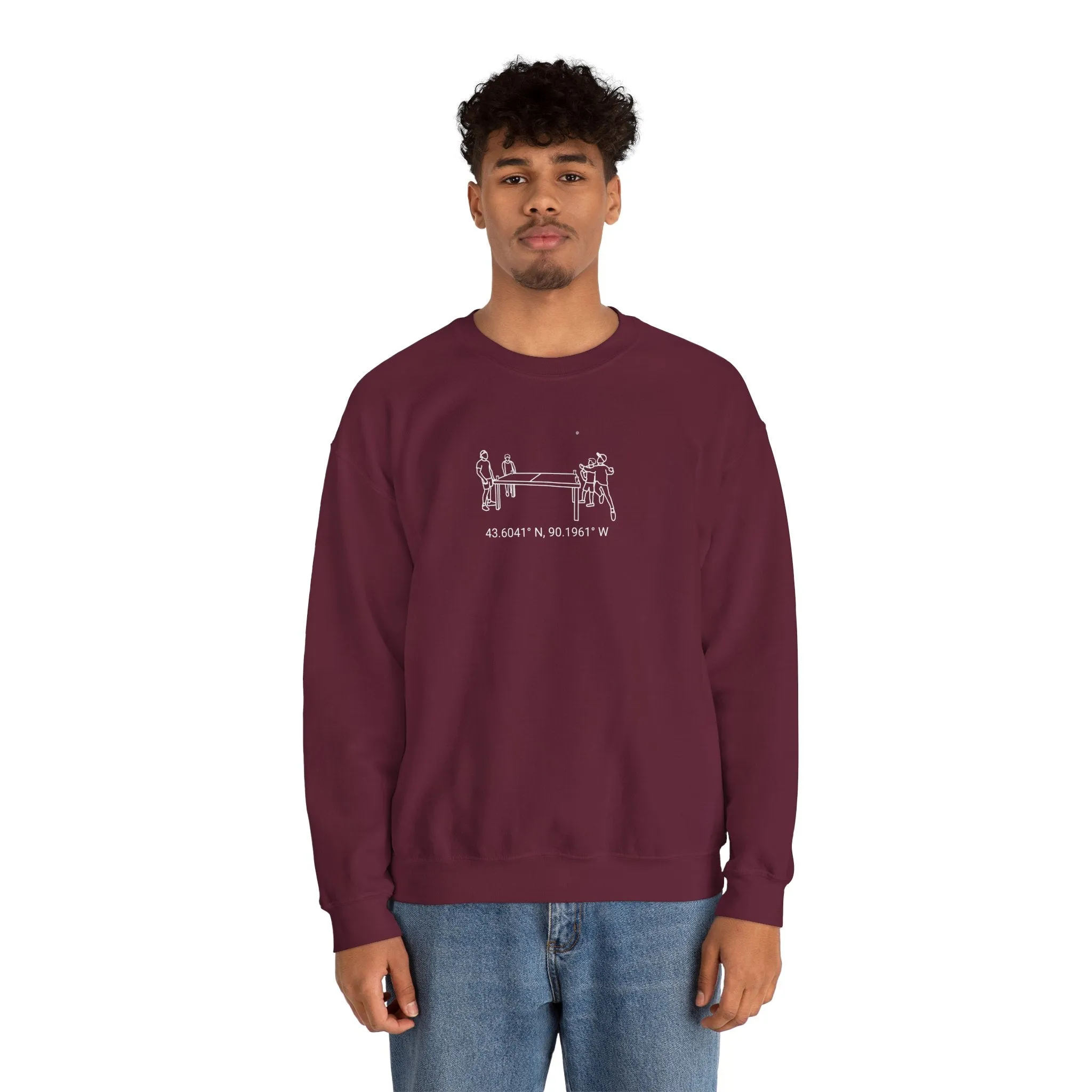 Beer Die Dutch Hollow Cabin Unisex Heavy Blend™ Crewneck Sweatshirt