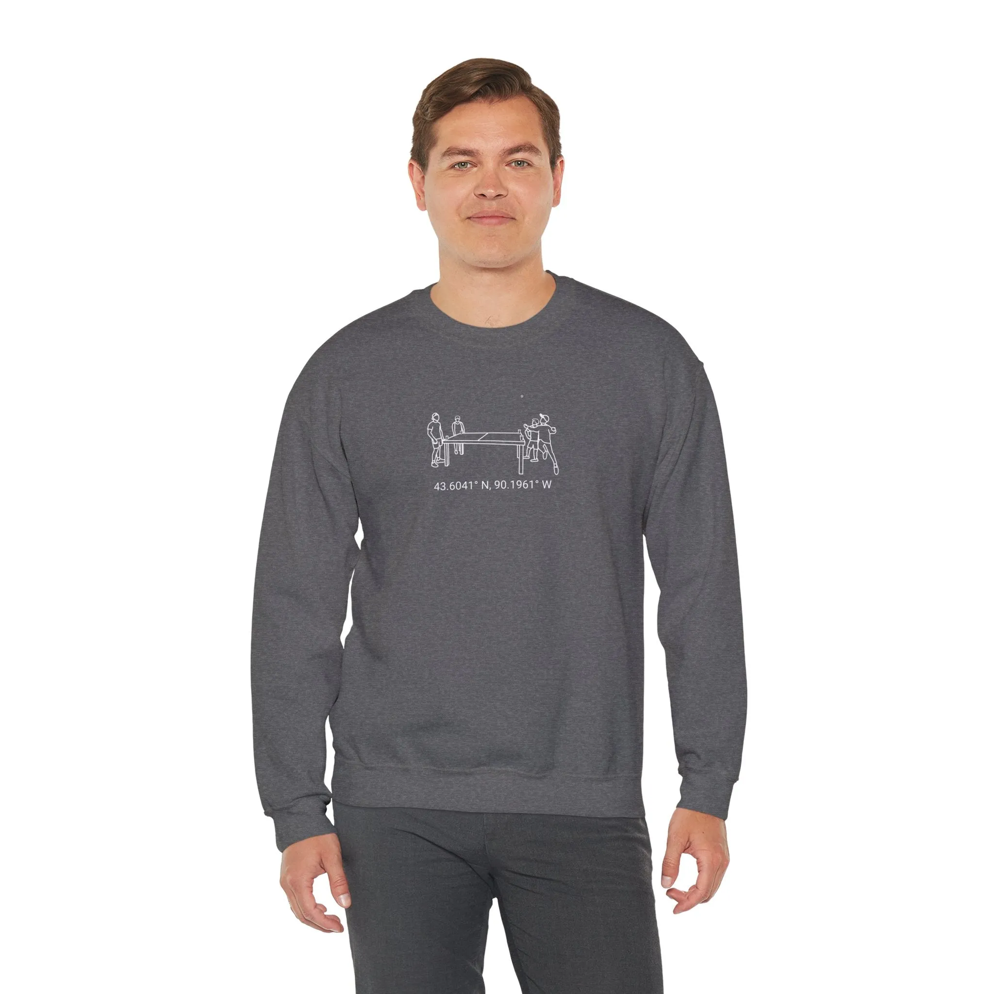 Beer Die Dutch Hollow Cabin Unisex Heavy Blend™ Crewneck Sweatshirt