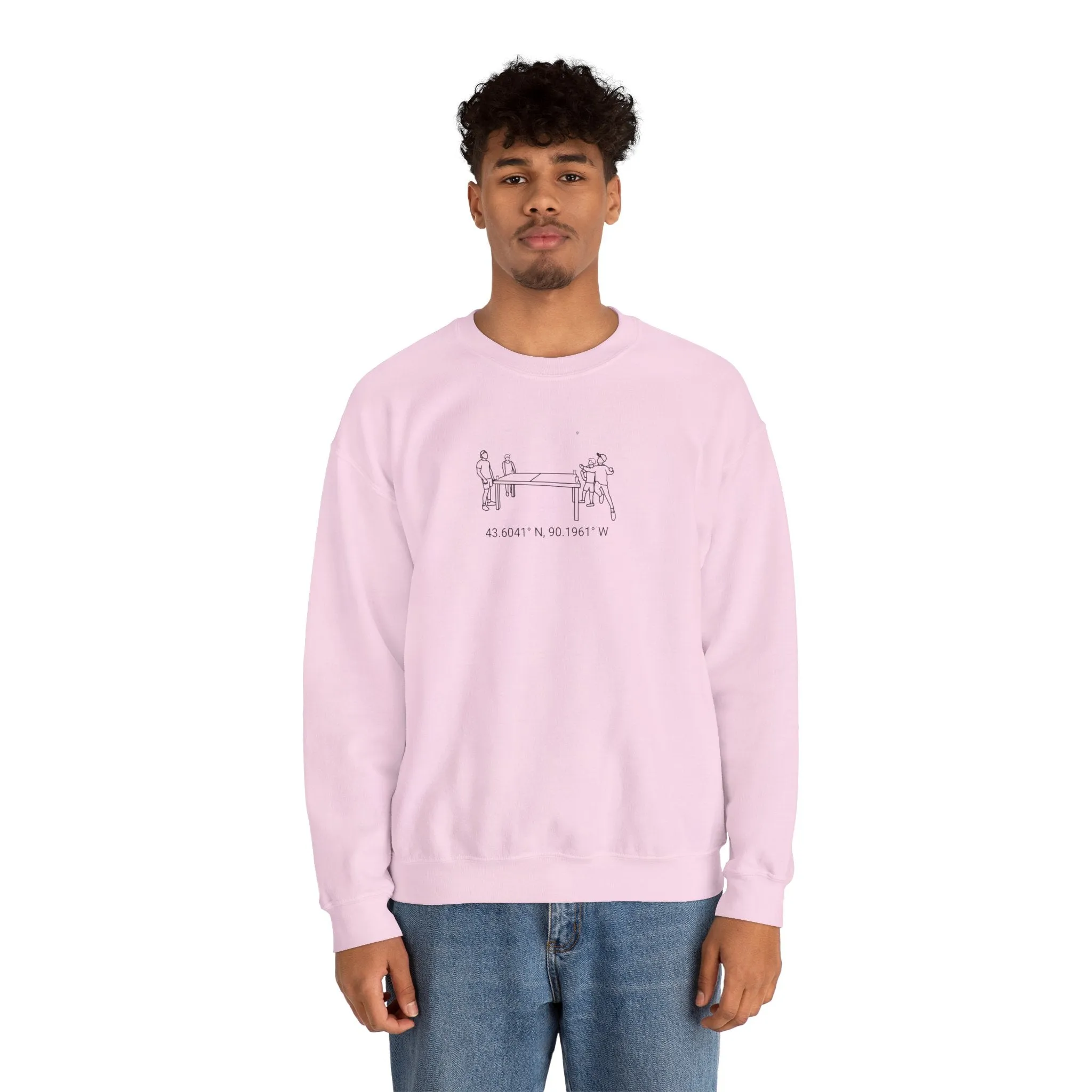 Beer Die Dutch Hollow Cabin Unisex Heavy Blend™ Crewneck Sweatshirt