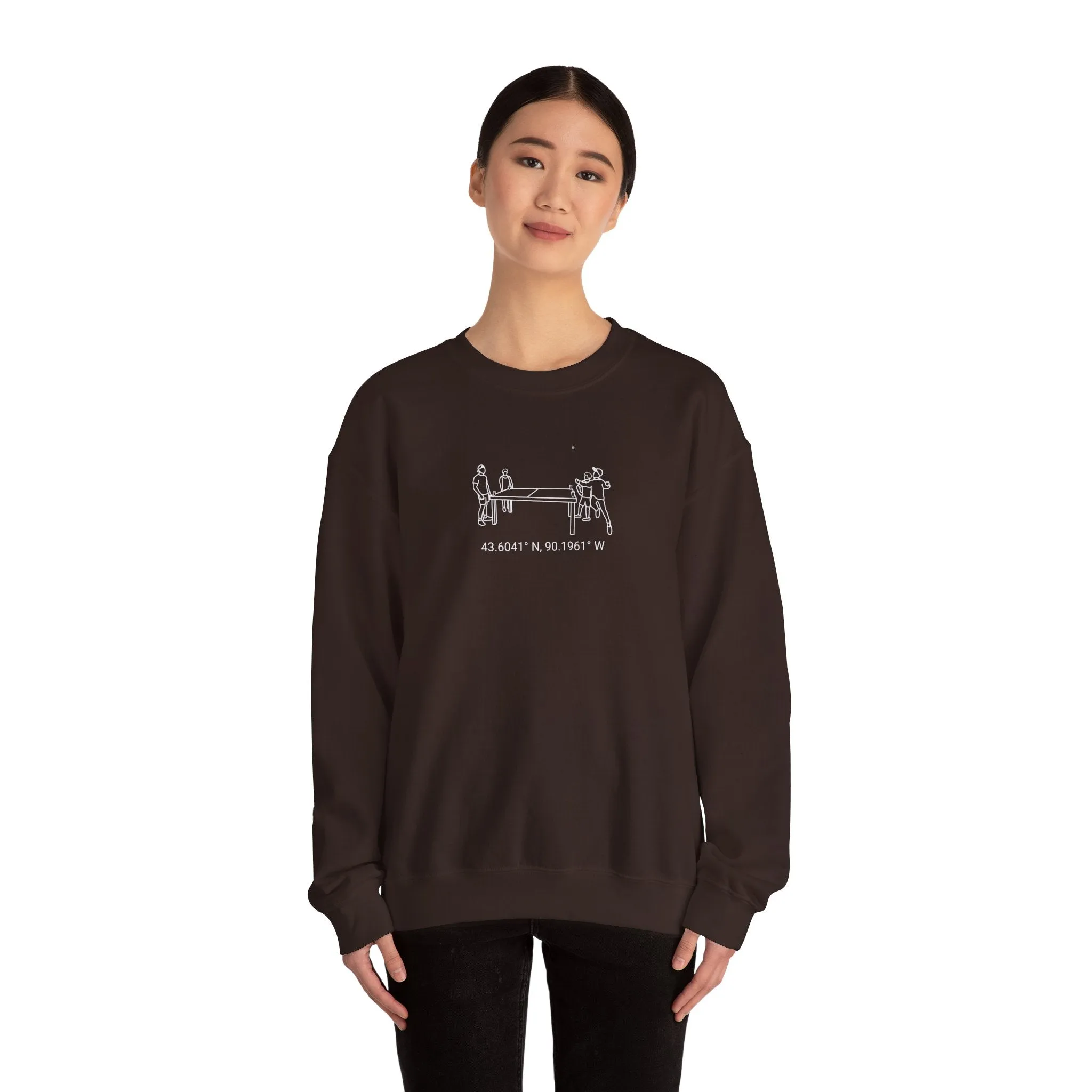 Beer Die Dutch Hollow Cabin Unisex Heavy Blend™ Crewneck Sweatshirt