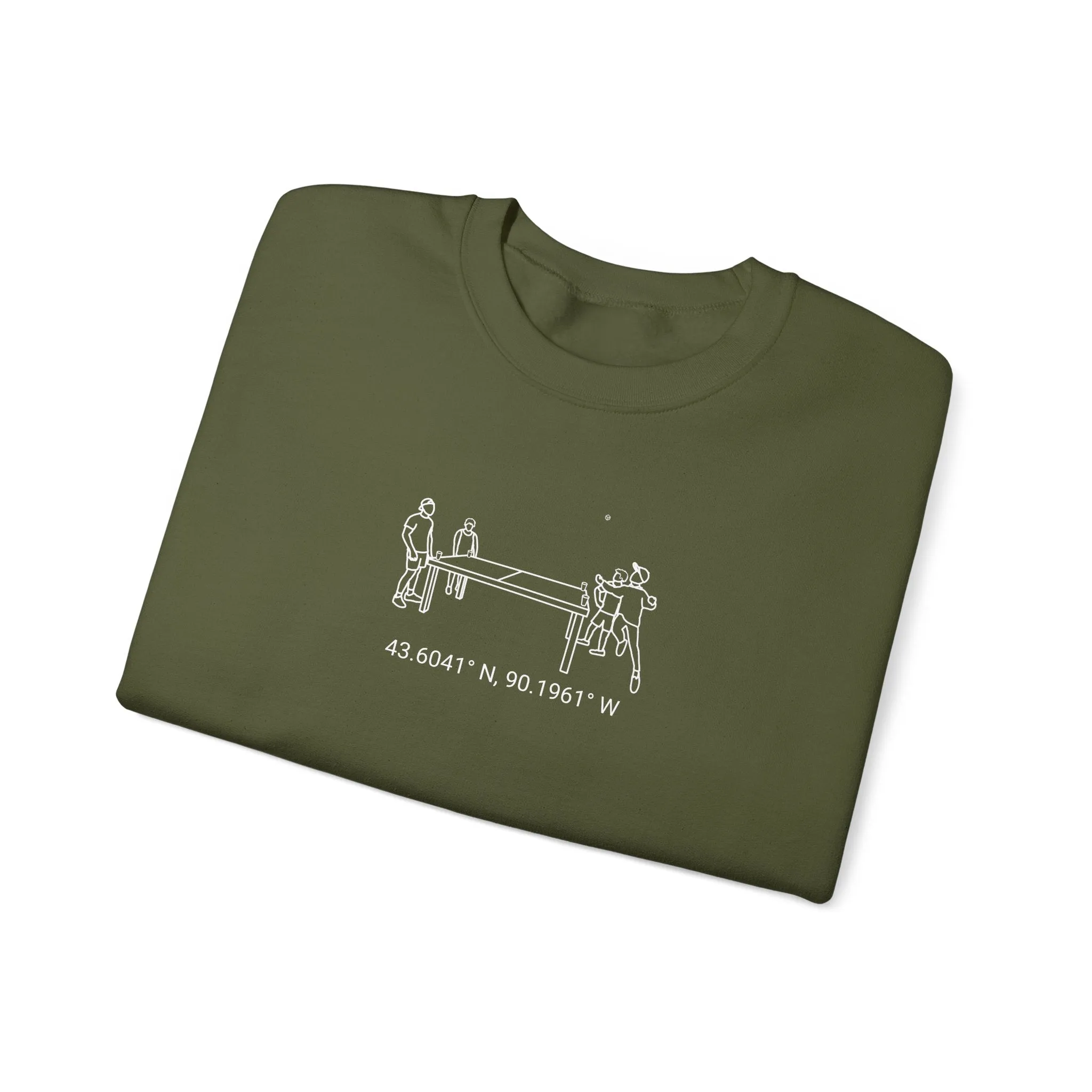 Beer Die Dutch Hollow Cabin Unisex Heavy Blend™ Crewneck Sweatshirt