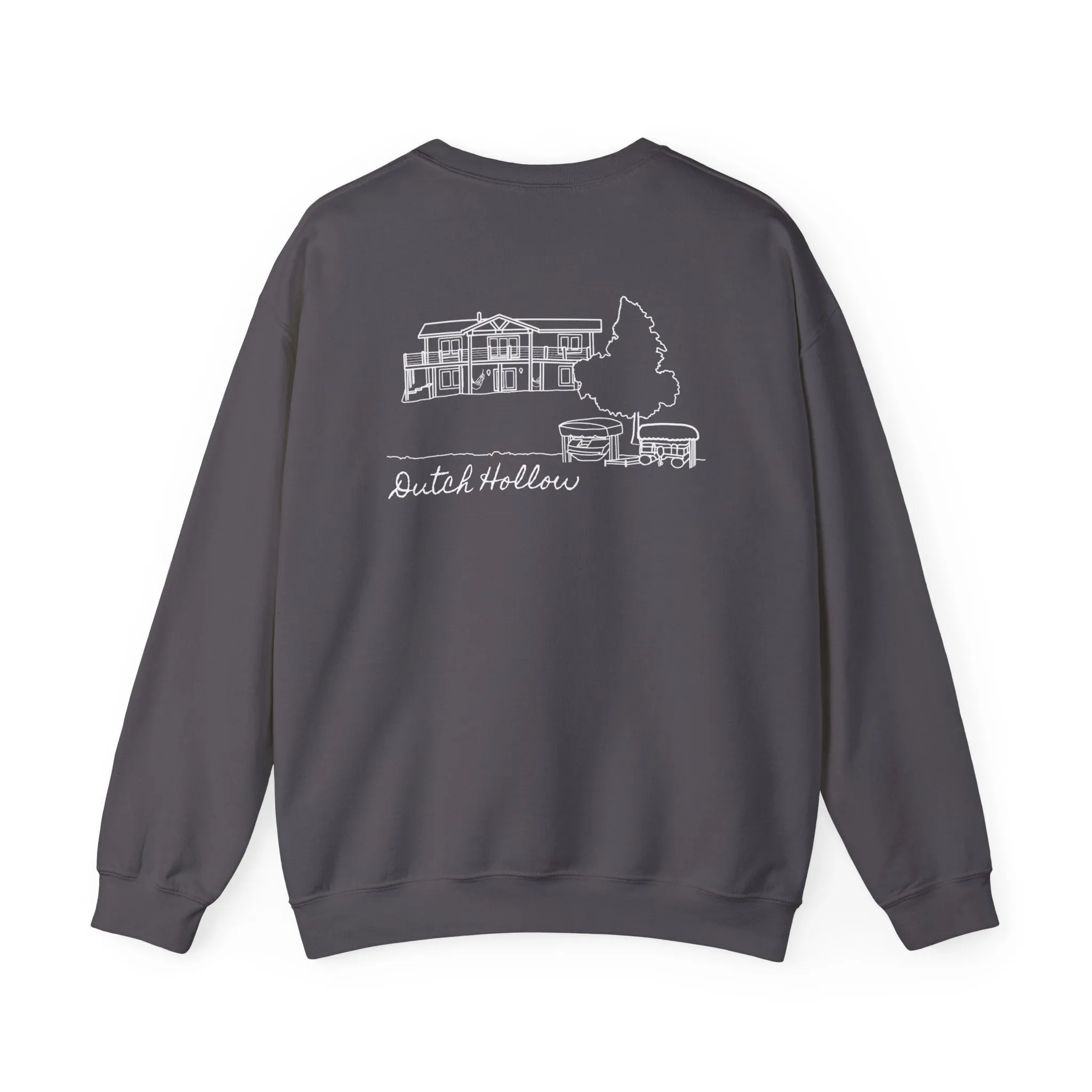 Beer Die Dutch Hollow Cabin Unisex Heavy Blend™ Crewneck Sweatshirt