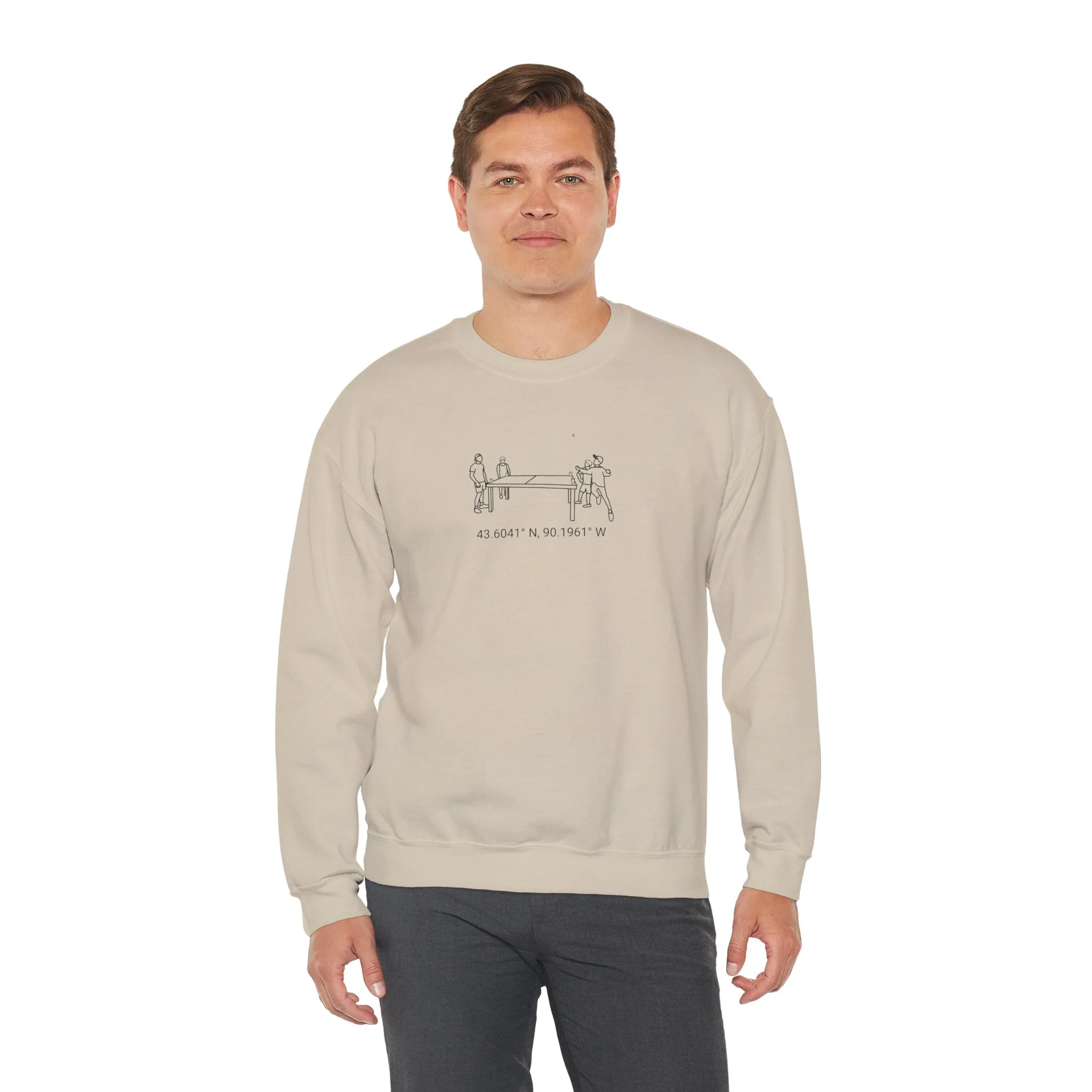Beer Die Dutch Hollow Cabin Unisex Heavy Blend™ Crewneck Sweatshirt