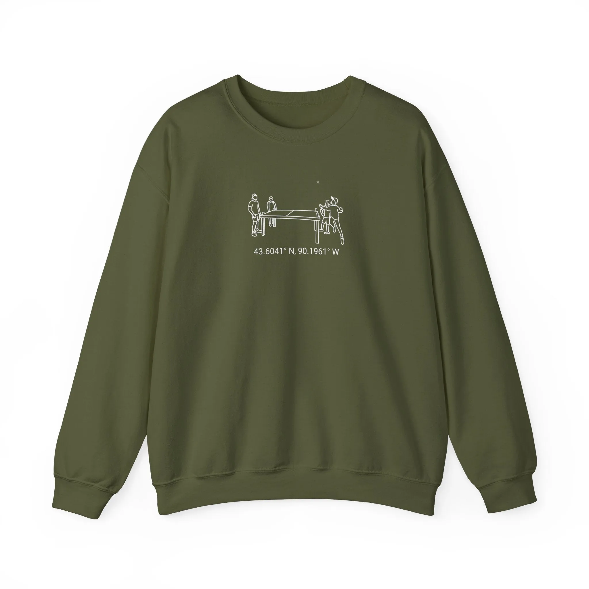 Beer Die Dutch Hollow Cabin Unisex Heavy Blend™ Crewneck Sweatshirt