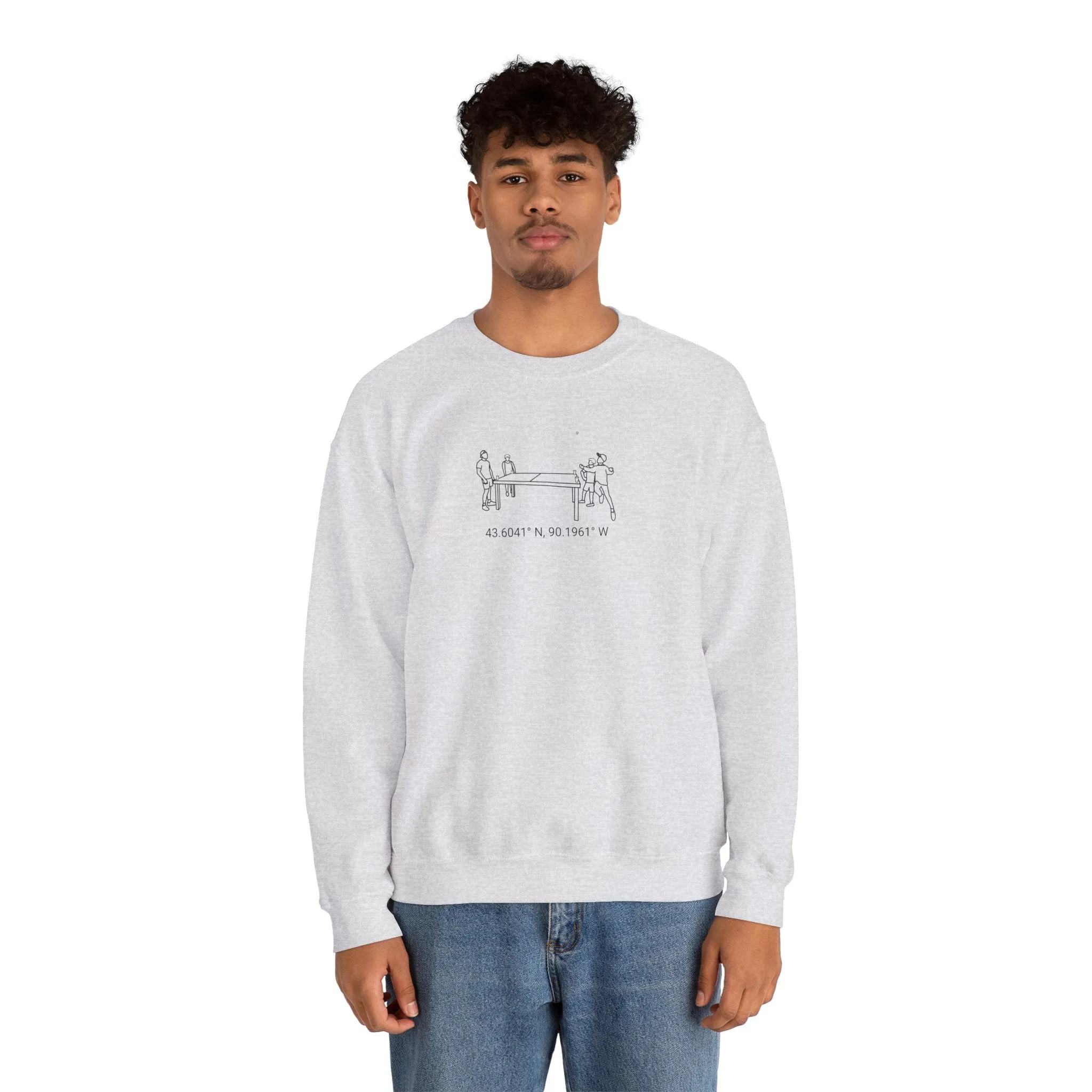 Beer Die Dutch Hollow Cabin Unisex Heavy Blend™ Crewneck Sweatshirt