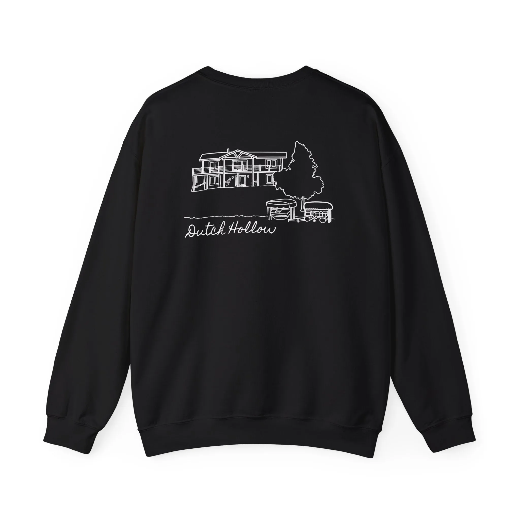 Beer Die Dutch Hollow Cabin Unisex Heavy Blend™ Crewneck Sweatshirt
