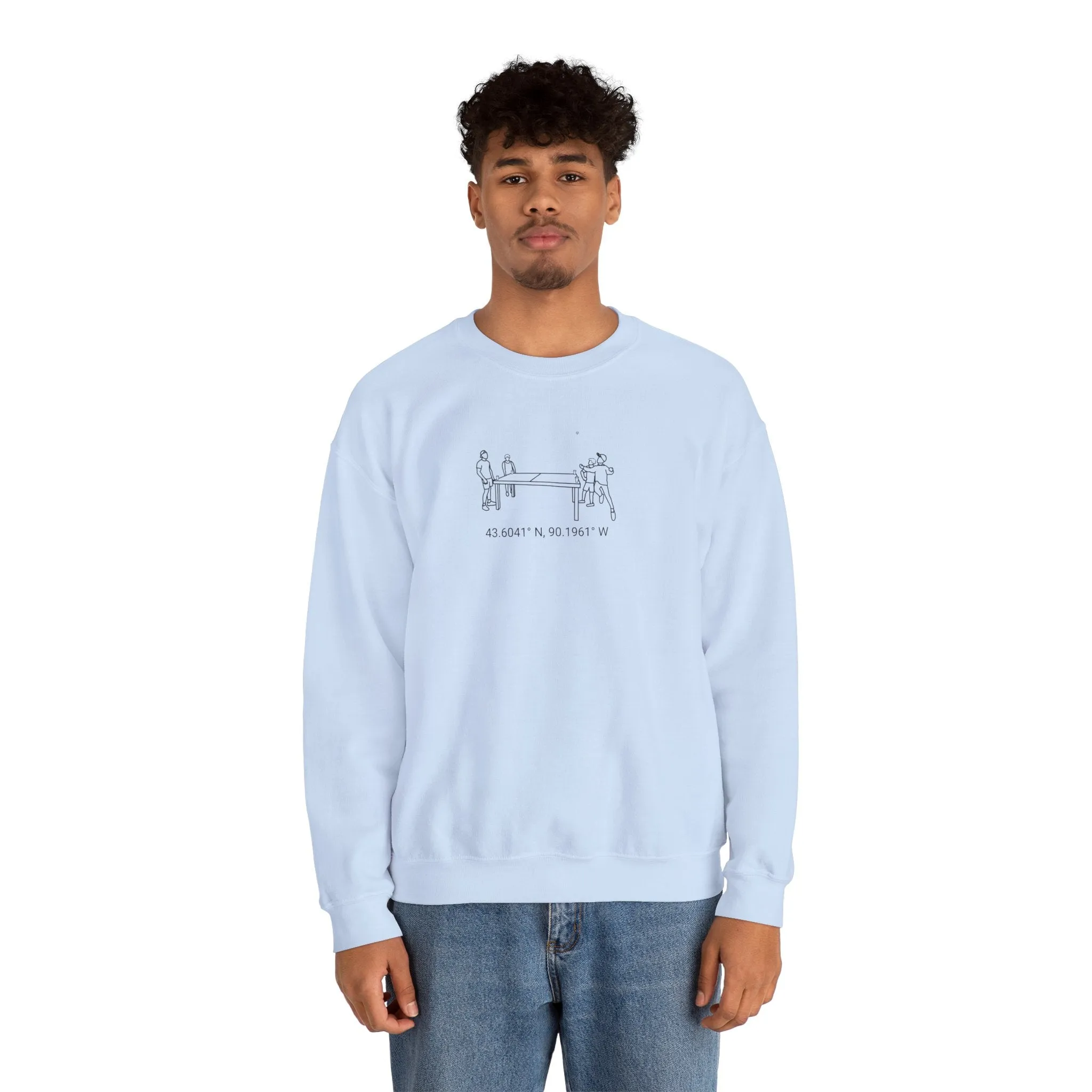 Beer Die Dutch Hollow Cabin Unisex Heavy Blend™ Crewneck Sweatshirt