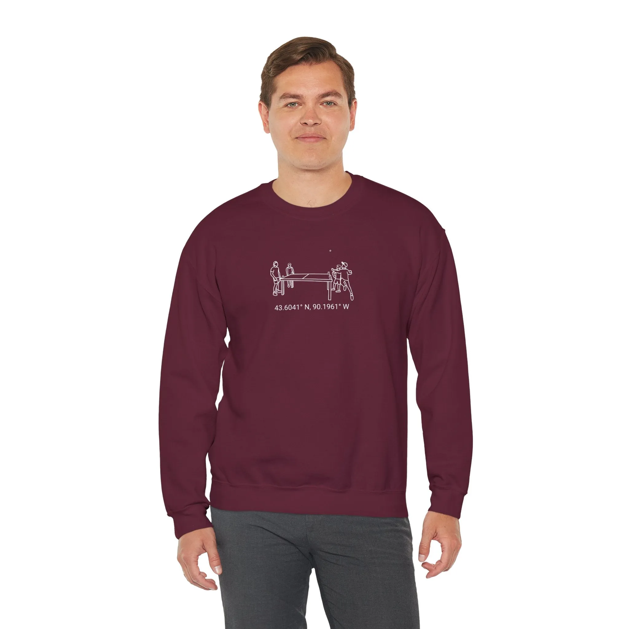 Beer Die Dutch Hollow Cabin Unisex Heavy Blend™ Crewneck Sweatshirt